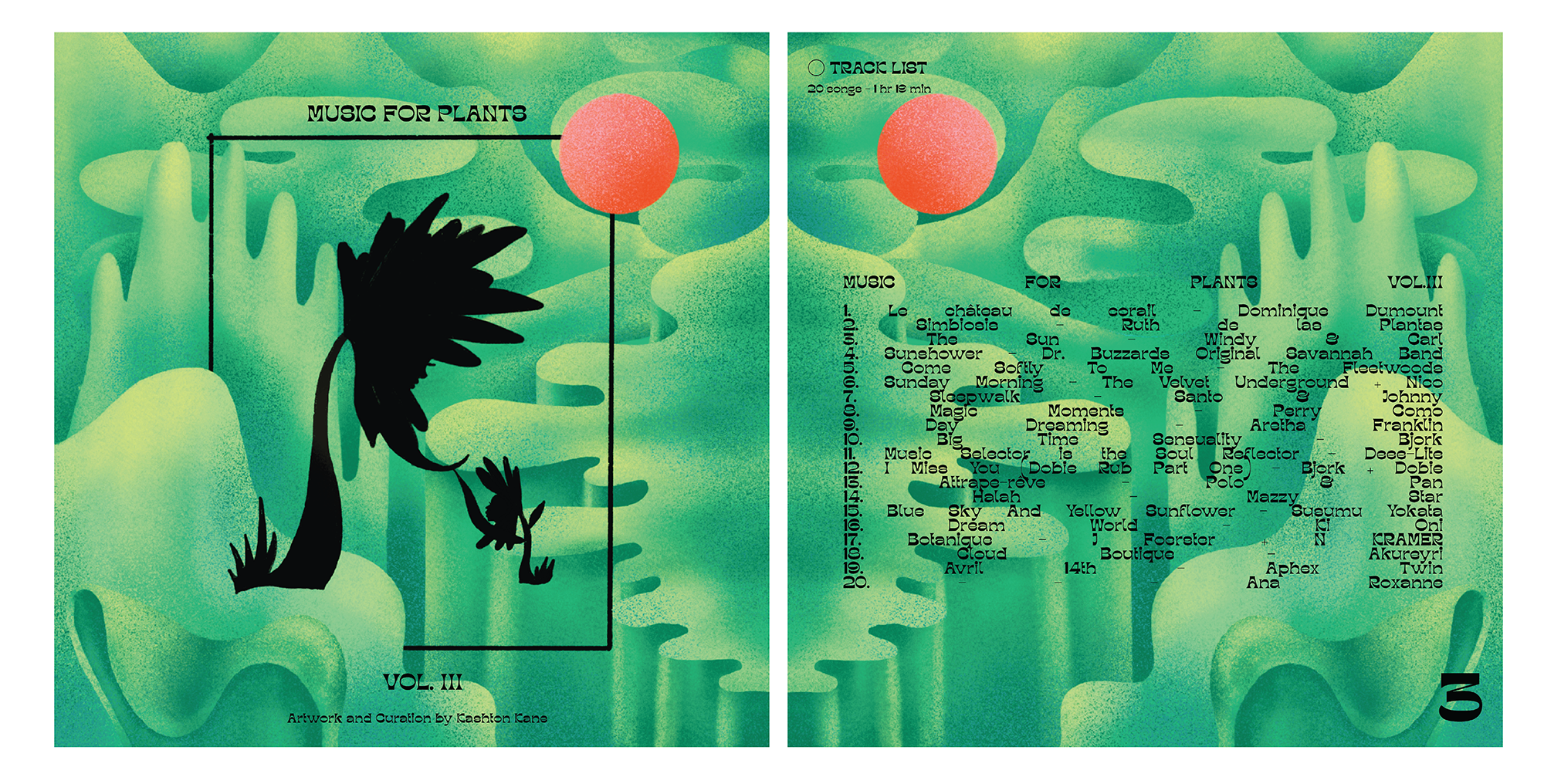 Illustration & Design - Westside Compost Playlist, Music for Plants Volume II, 2021