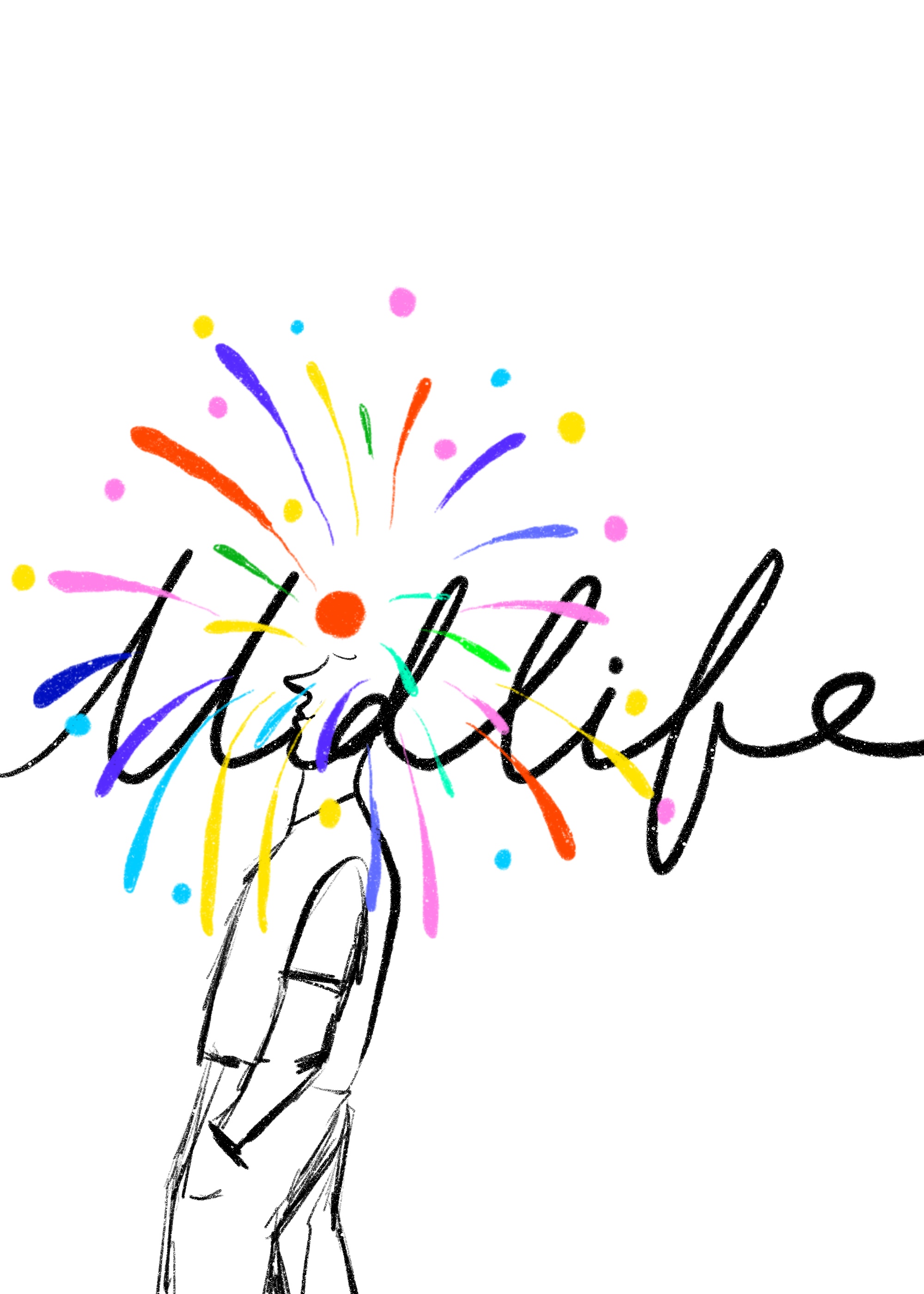 This project(personal project) was inspired by an article 'Midlife Doesn’t Have to Be a Crisis’ from New York Times, I think middle age is wonderful, enjoyable and worth celebrating, everything is a new beginning, a new step, new thought to move forward.