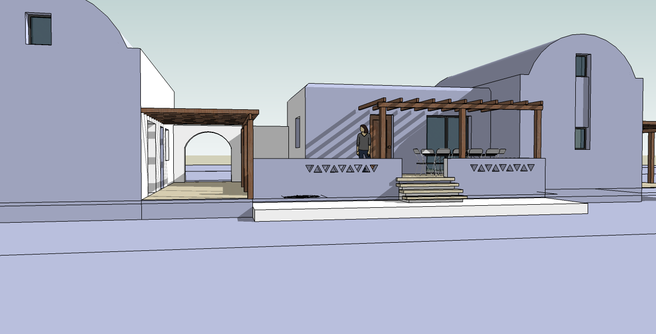 ResΣυγκρότημα κατοικιών στη Σαντορίνη