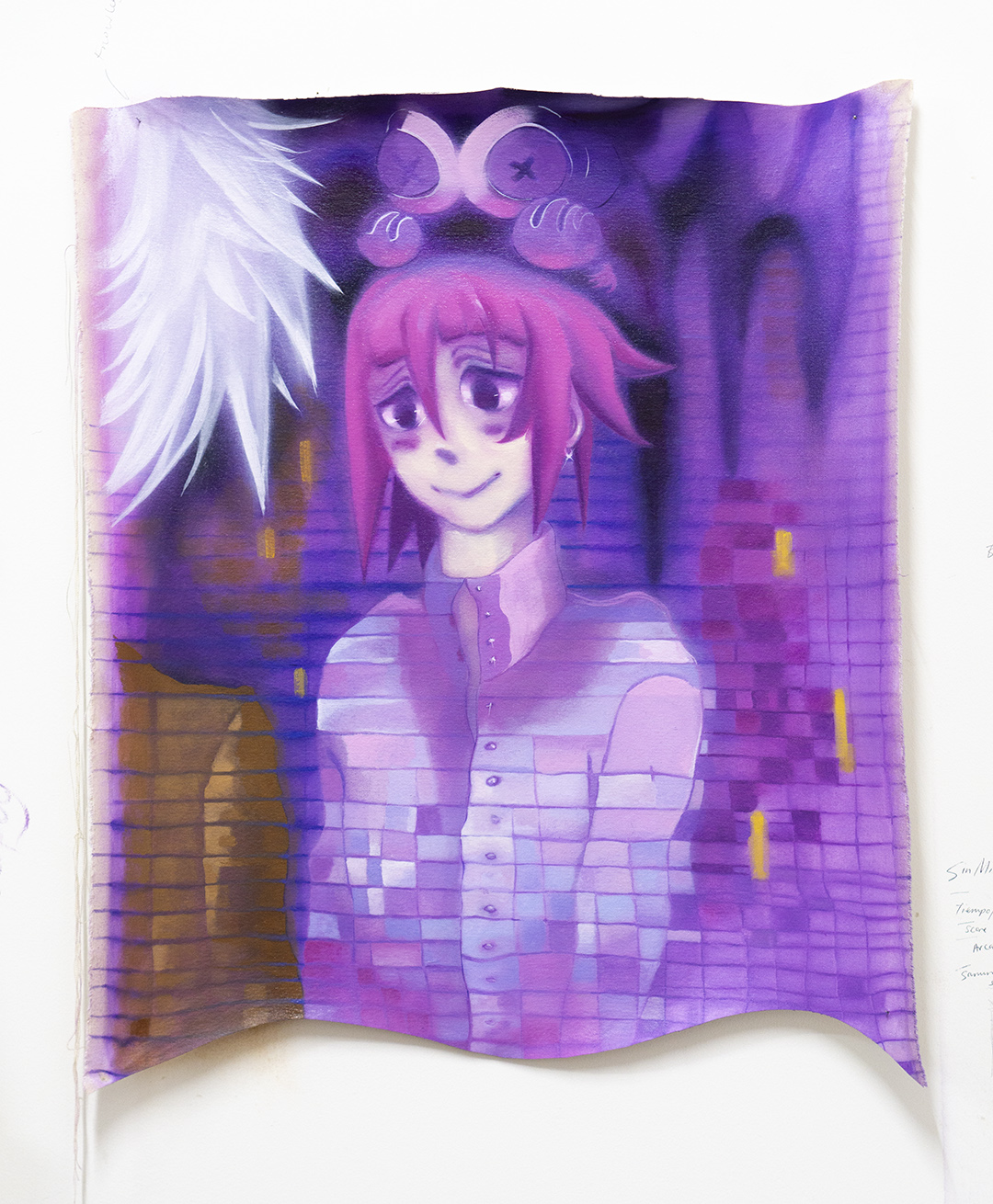 'Sin Miedo_Crona Remix', Oil on canvas, 2025.