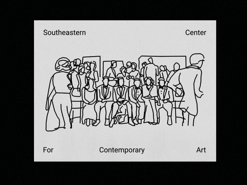 SECCA Party Illustration, 2021