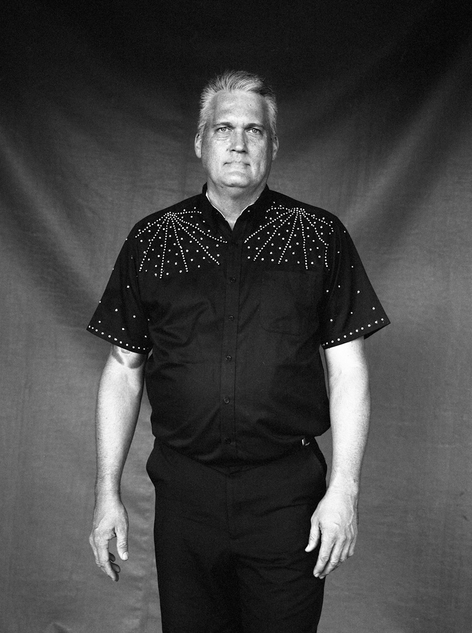 Owner and Big Cat Trainer Trey Key backstage in Oconto, Wisconsin, 2018.