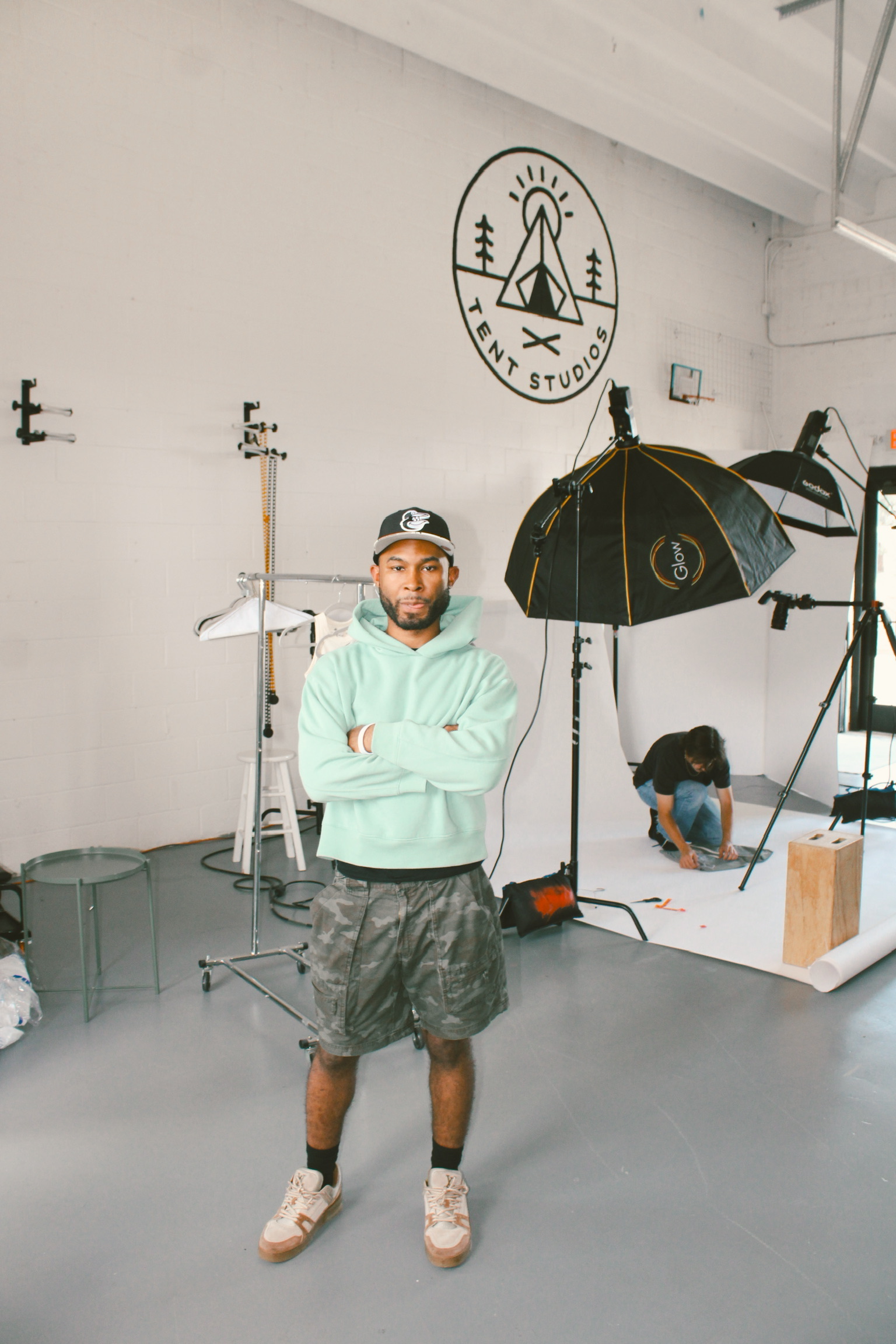 Mike came from Atlanta and helped with art direction. He’s a true friend, and my old room mate. Mike is important to the process because I watched him learn videos from nothing while we were in school. Big inspiration for me.