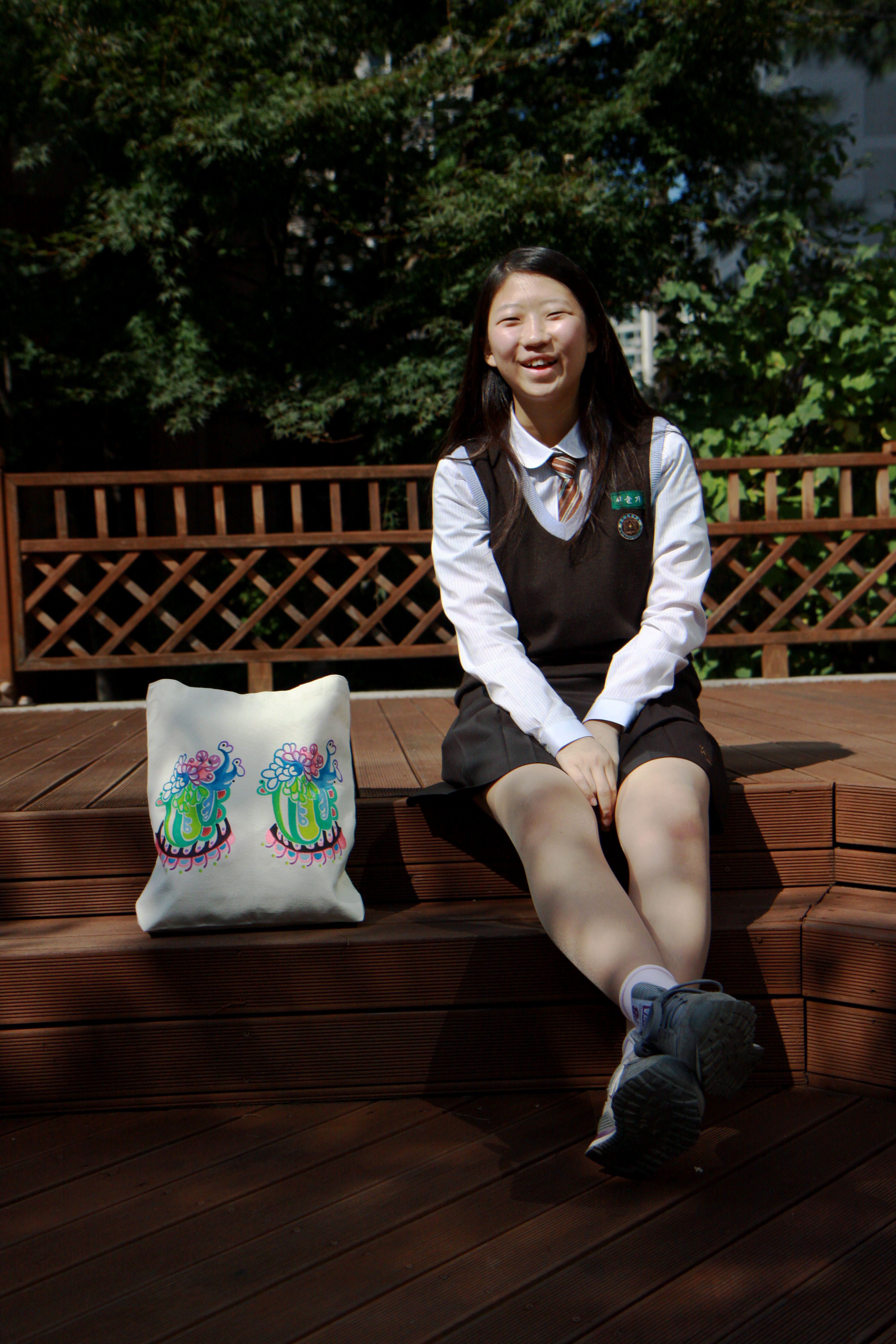 Bag Project - Seulgi, 20 x 29 in, 2014