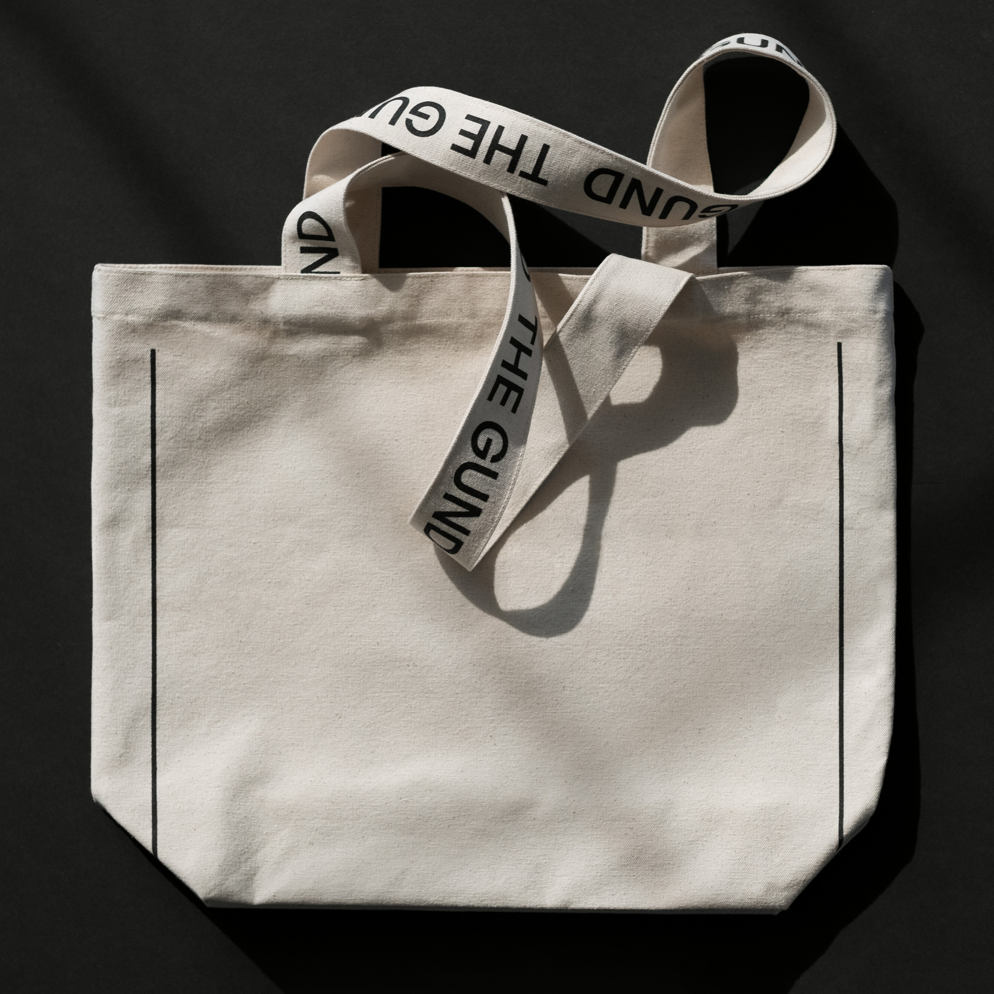 Tote bag for The Gund, a museum in Ohio. Designed at Principal in 2023.