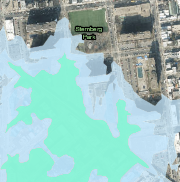 Future Floodplain Map 2050s