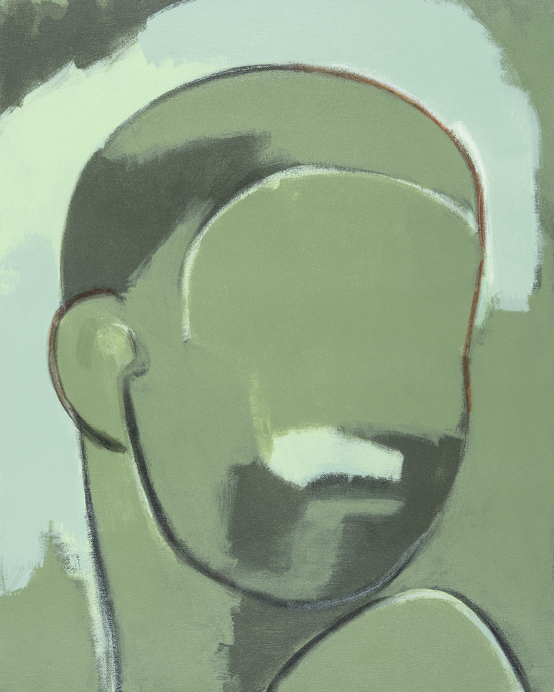UNTITLED #516 | Acrylic on canvas | 50 x 40 cm | 2017