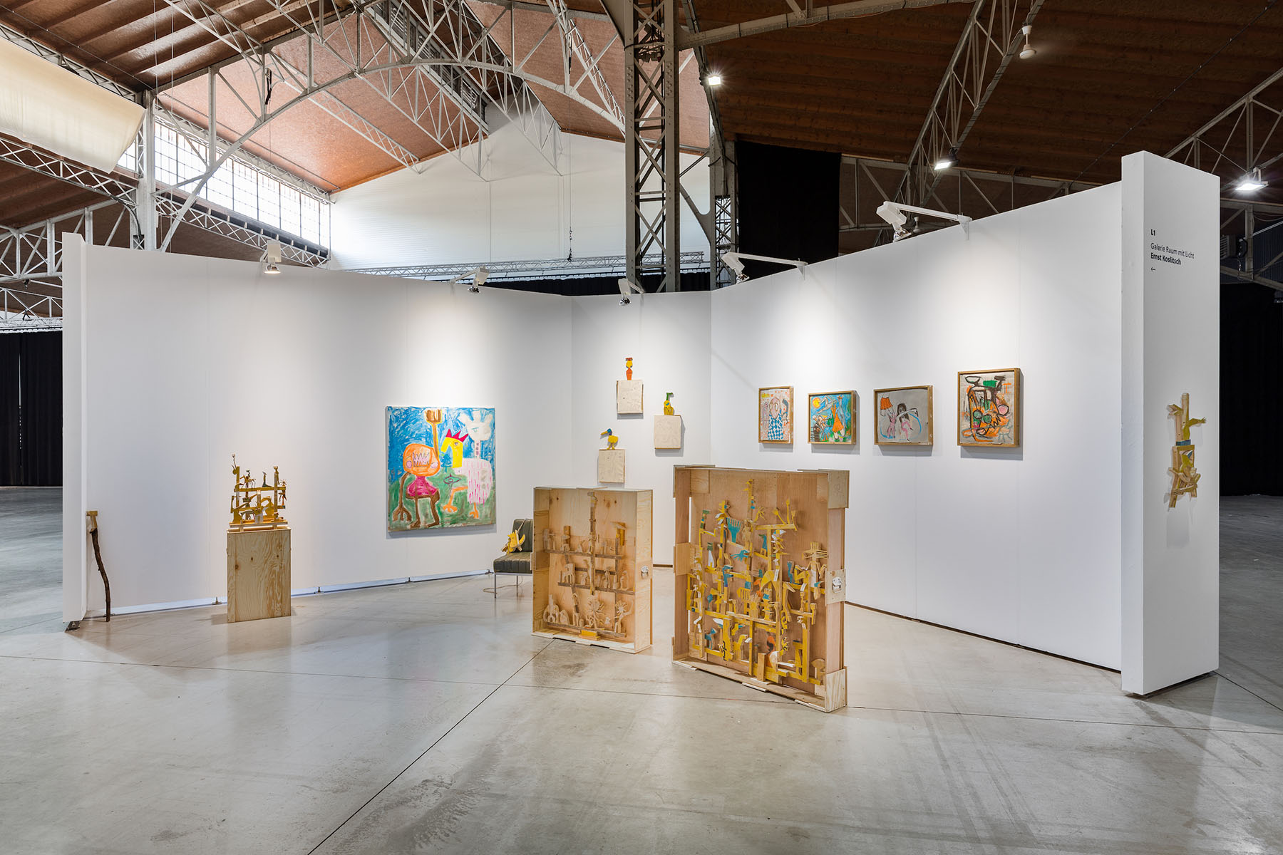 spark art fair vienna, ernst koslitsch with yellow universe