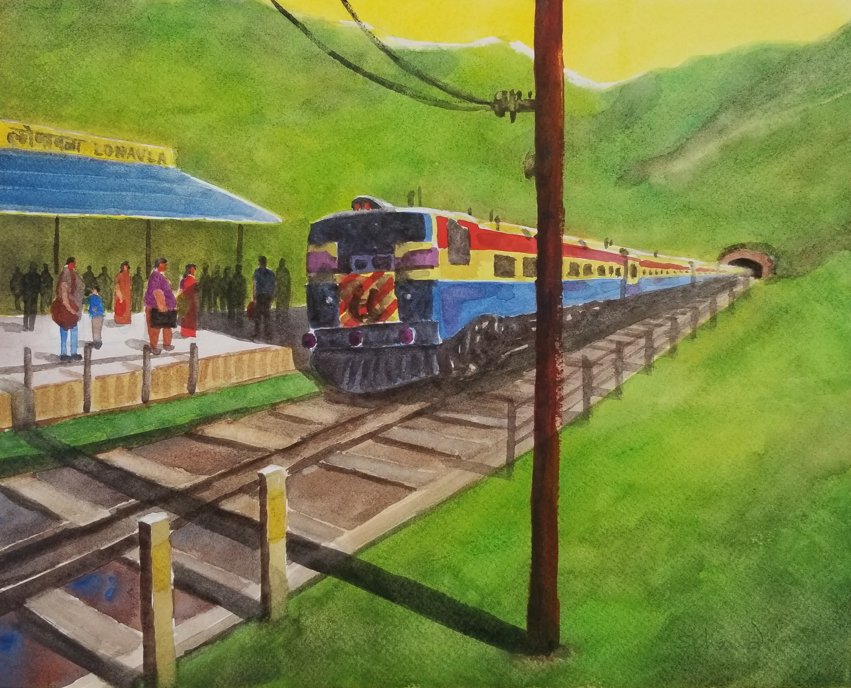 TRAVERSING THE WESTERN GHATS - 12x16, Available
