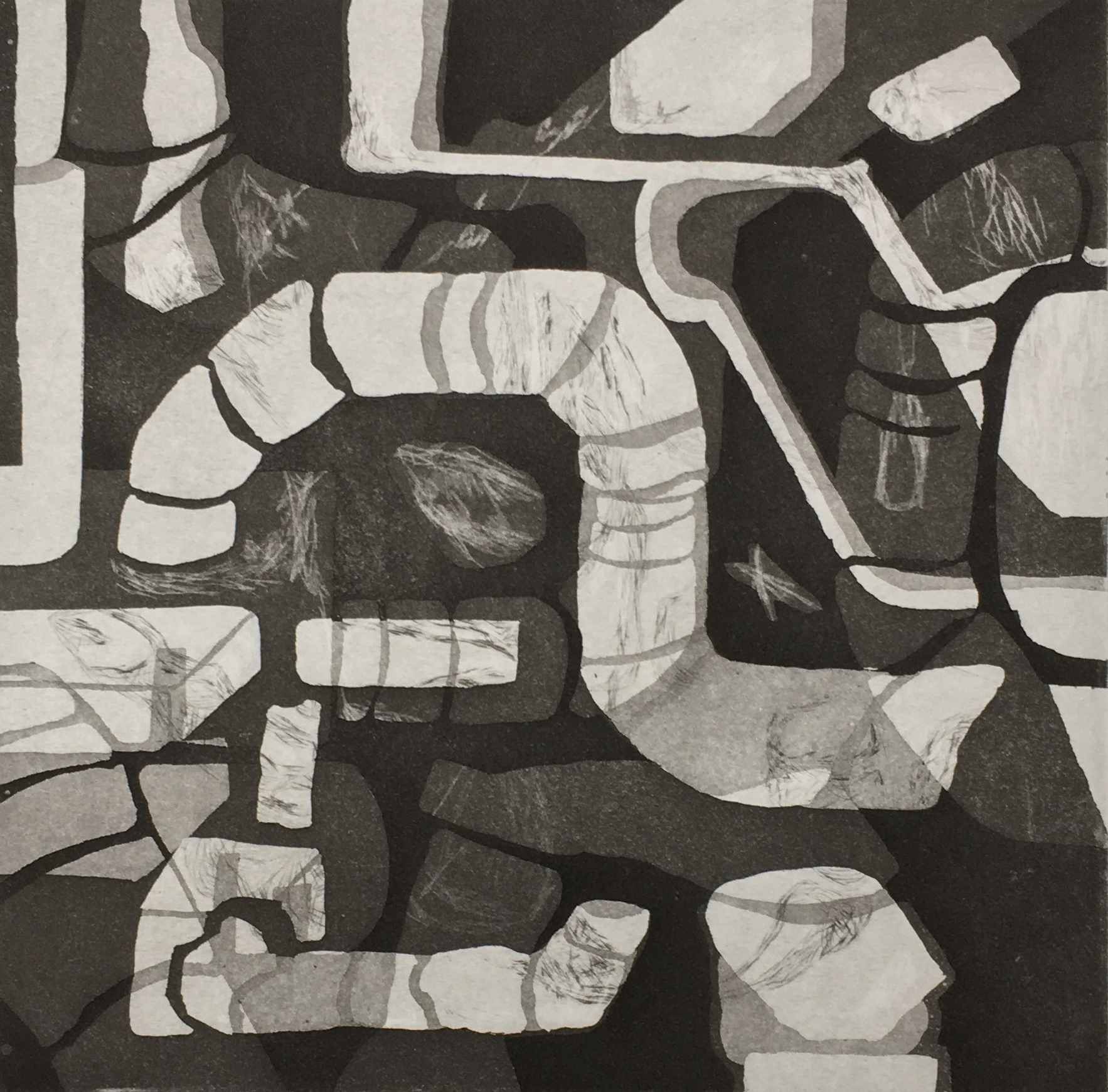 Roofs of Paris (2017), Etchings