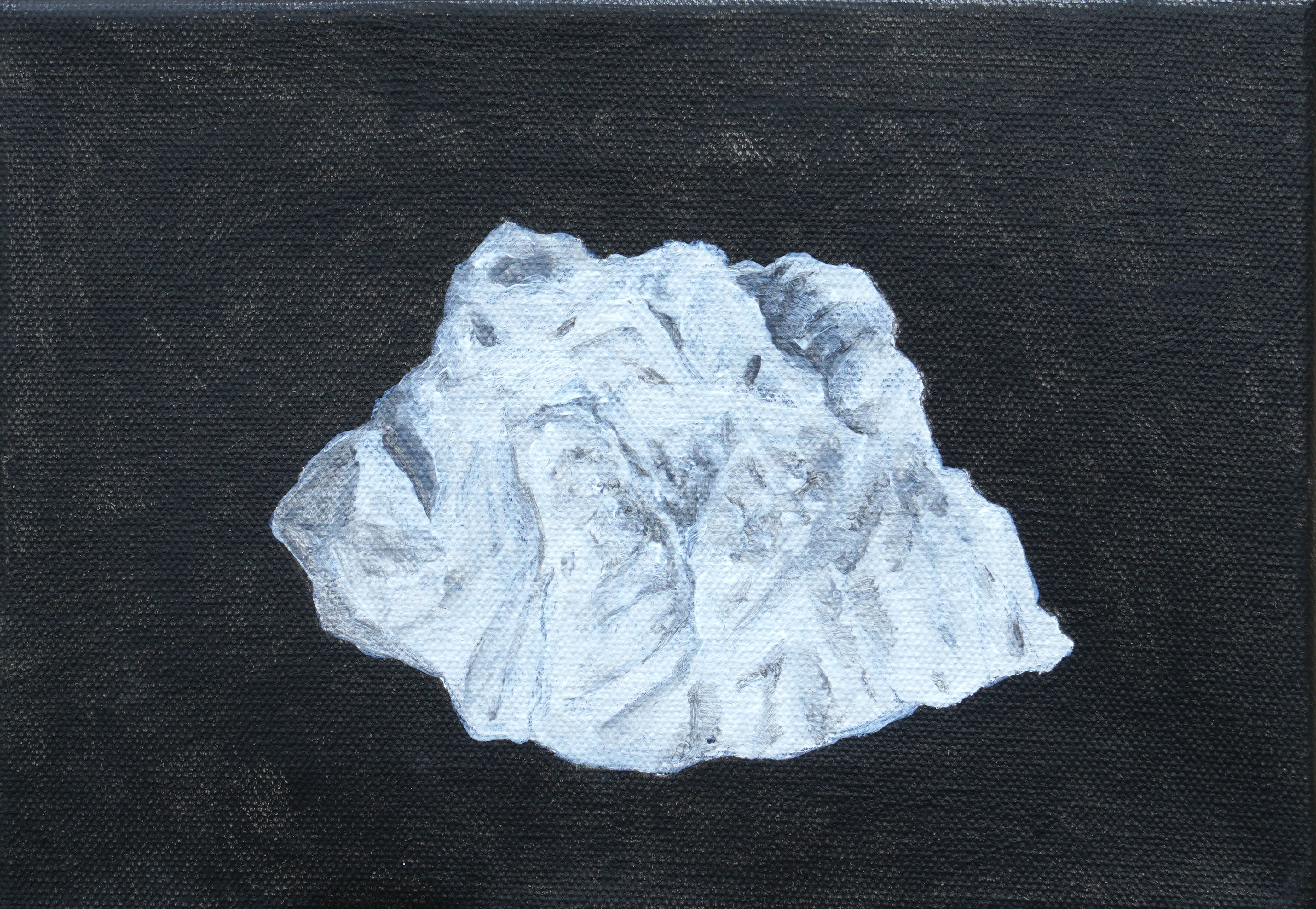 빛나는 돌 Shining stone_acrylic on canvas_22.7x15.8cm_2021