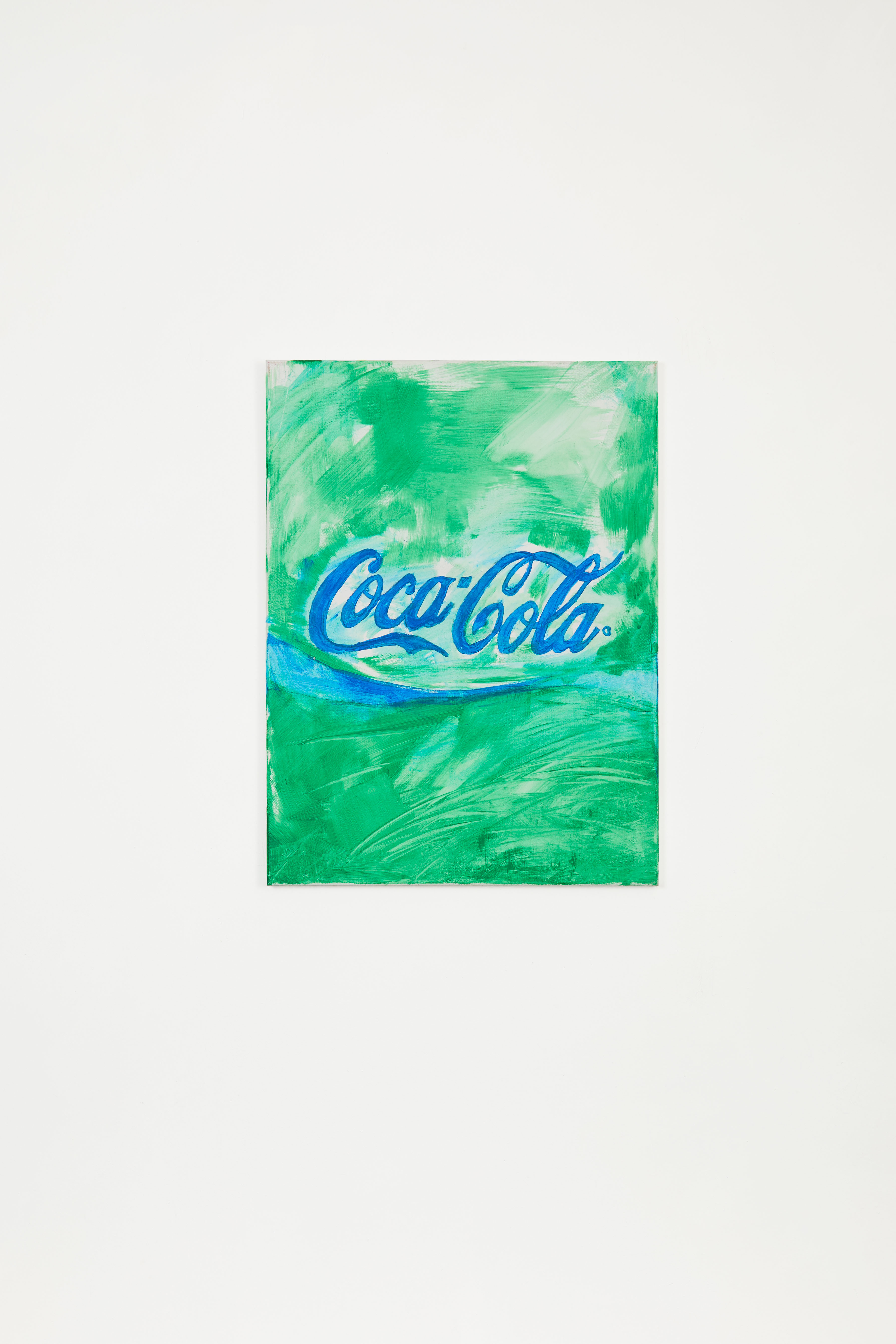 Untitled (Coca Cola #26), 2018, Acrylic on canvas, 24 x 18 in.