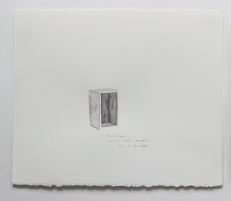 Drawing in mixed pigment and pencil