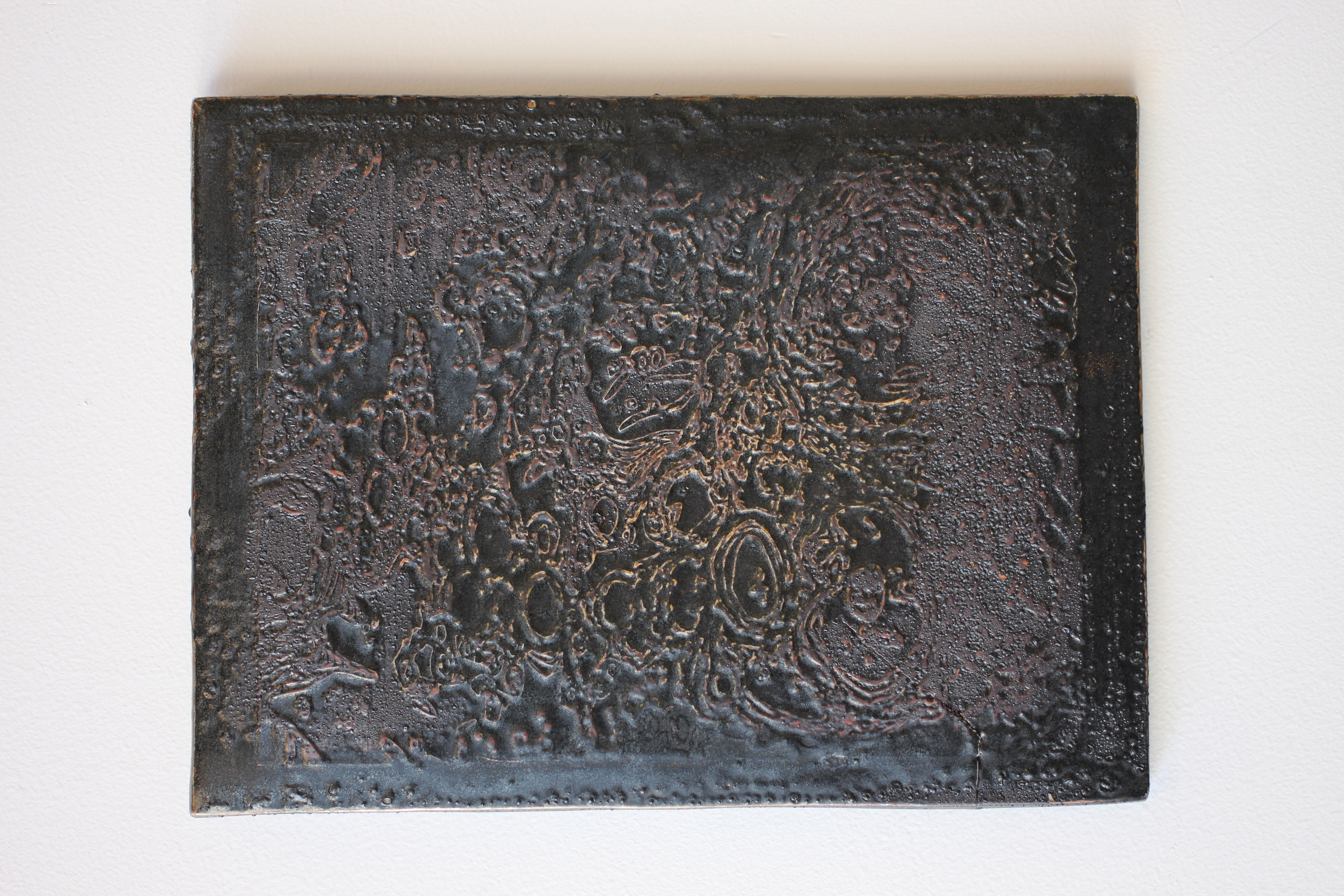 Imagined Environment 1.4 (aventurine), Porcelain & glaze, 2022