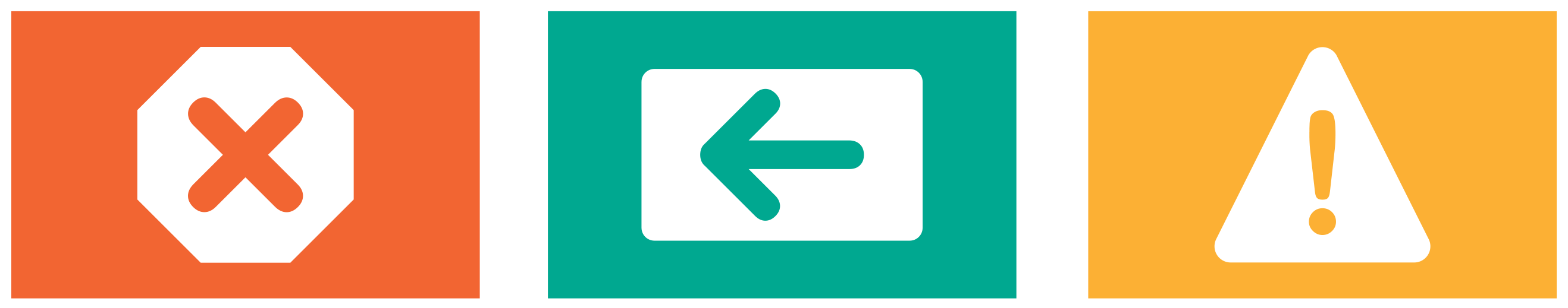 New pictograms - impact icons