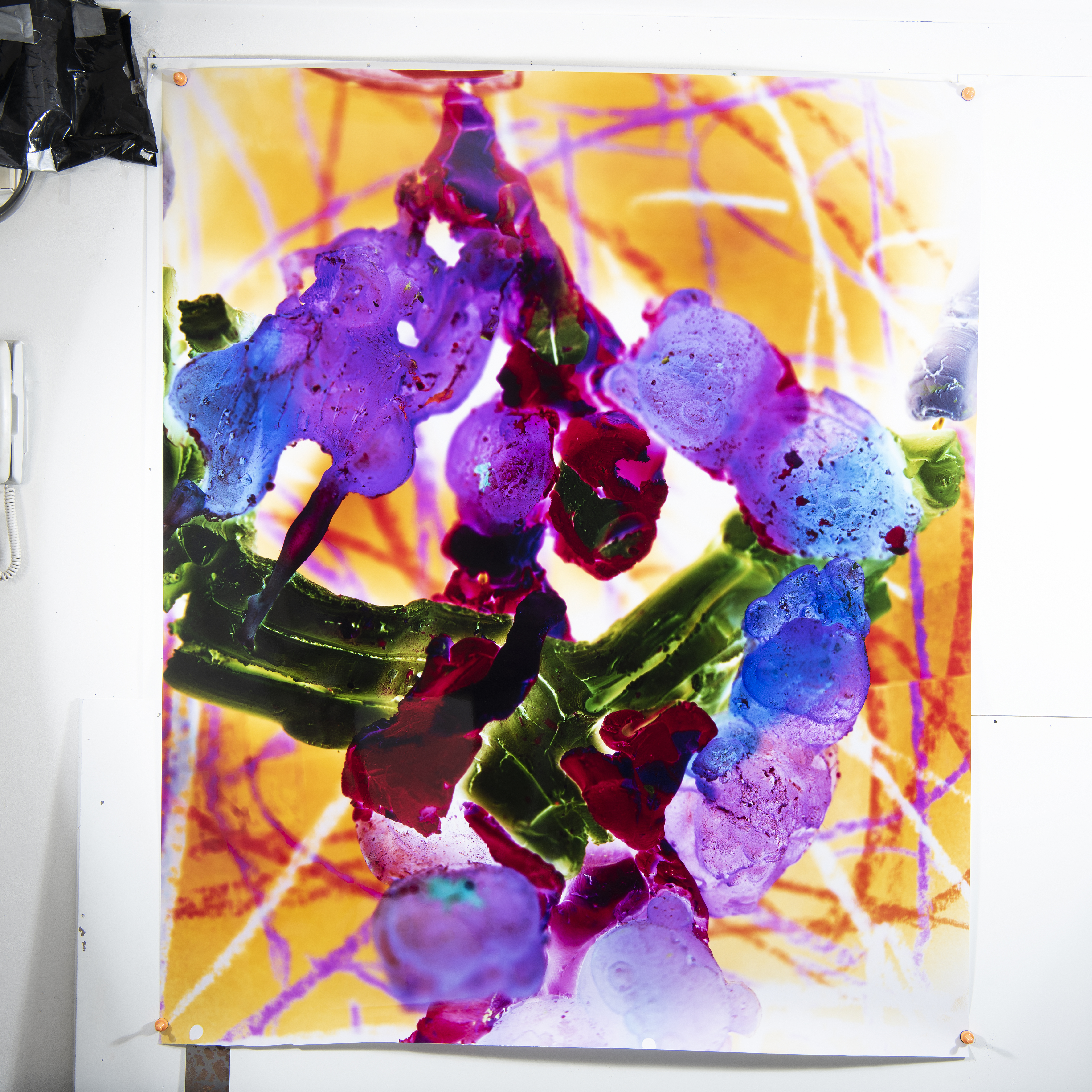 untitled (yellow) no 6 | 1270 x 1524 mm, 50 x 60 in (approx) |  Direct from camera obscura, photographic paper image