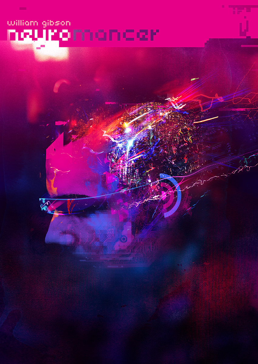 Neuromancer poster for BFI/Harper Collins sci-fi competition