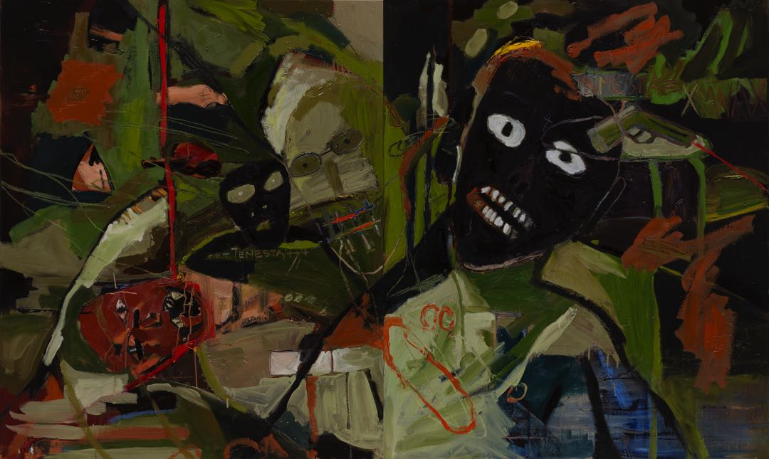 Temesta 2018 Oil on canvas 100x240 cm