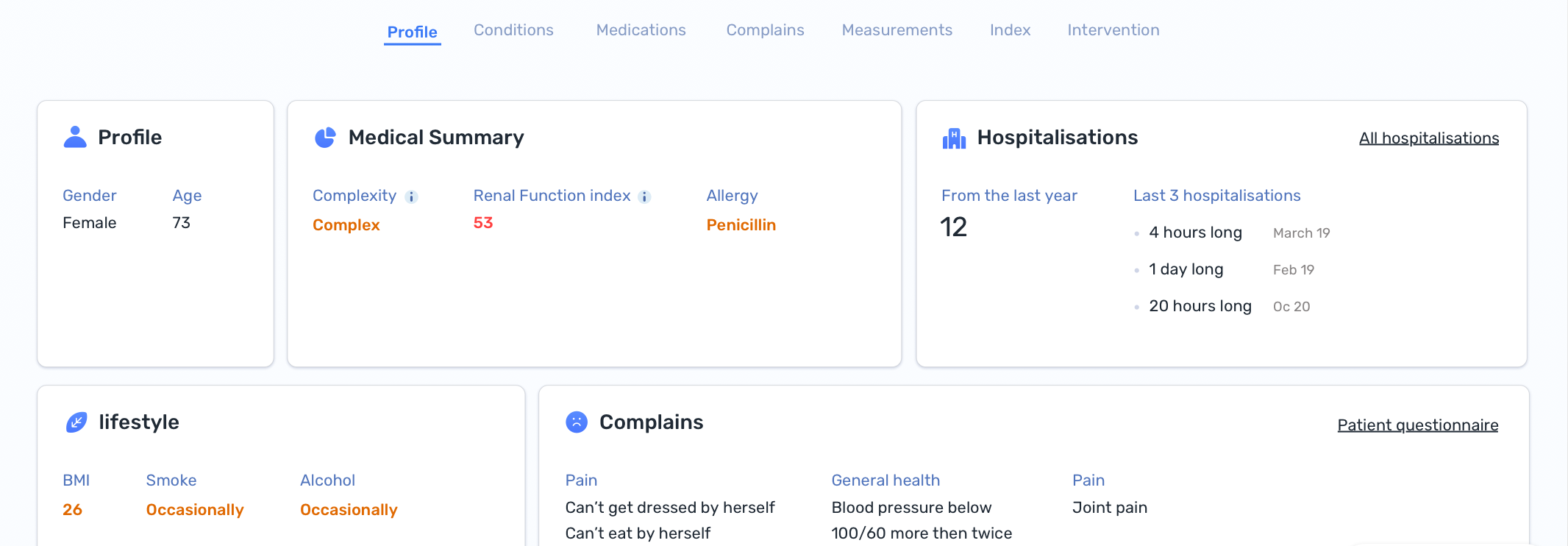 Main page
