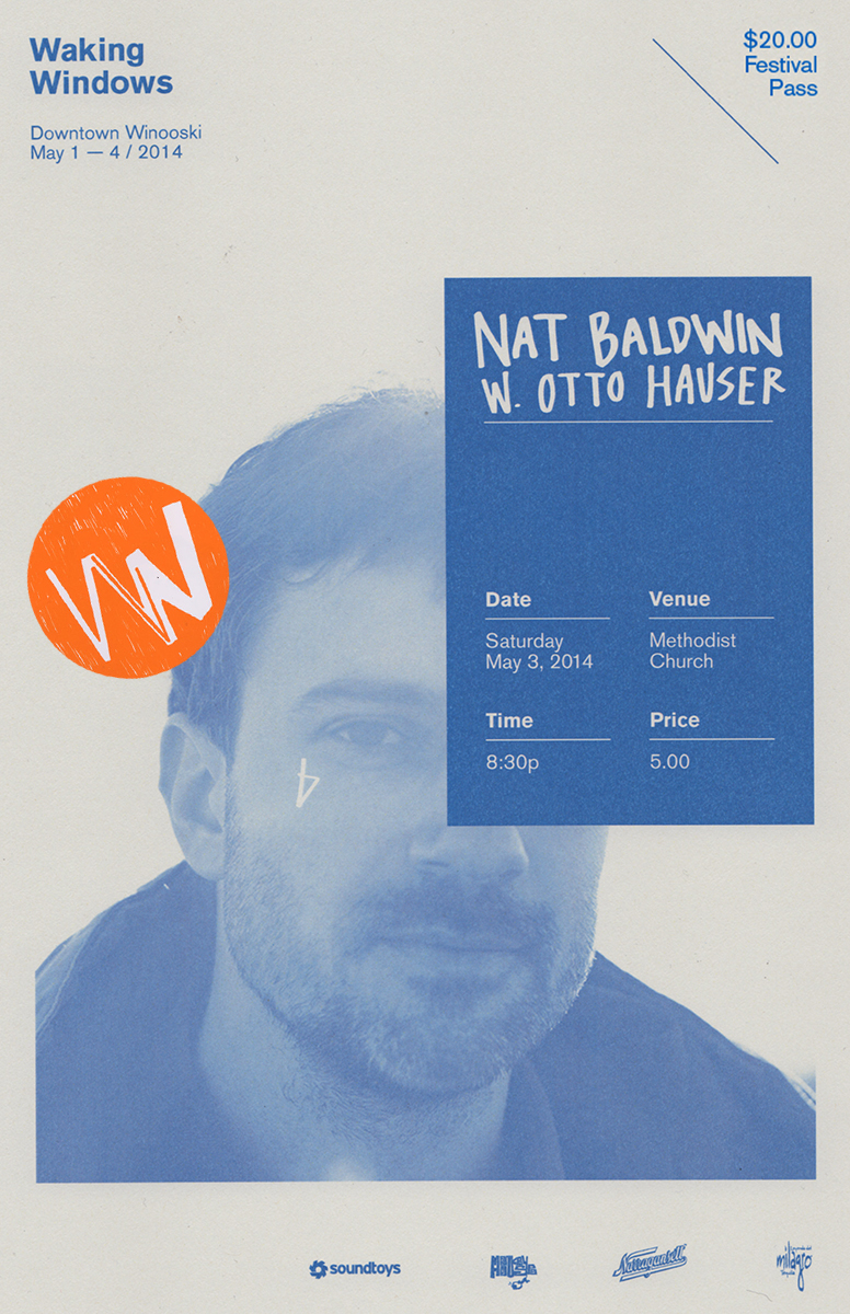 Festival posters as part of Alder Studio