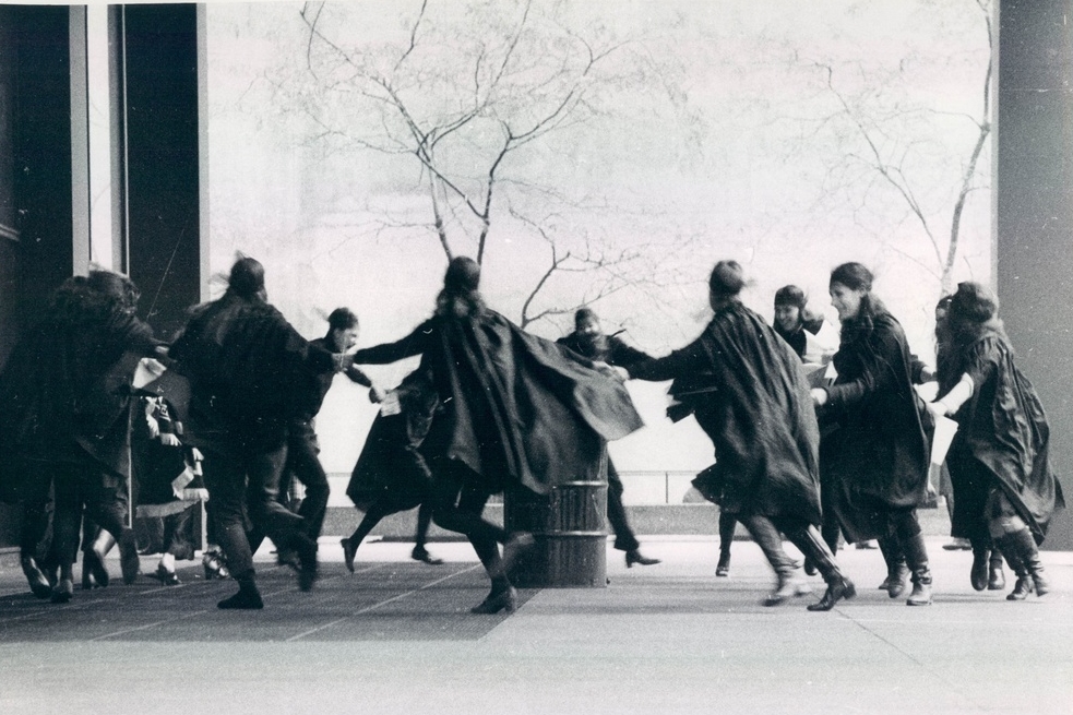 Membres de W.I.T.C.H. (Women’s International Terrorist Conspiracy from Hell), 1968–70. Source inconnue.