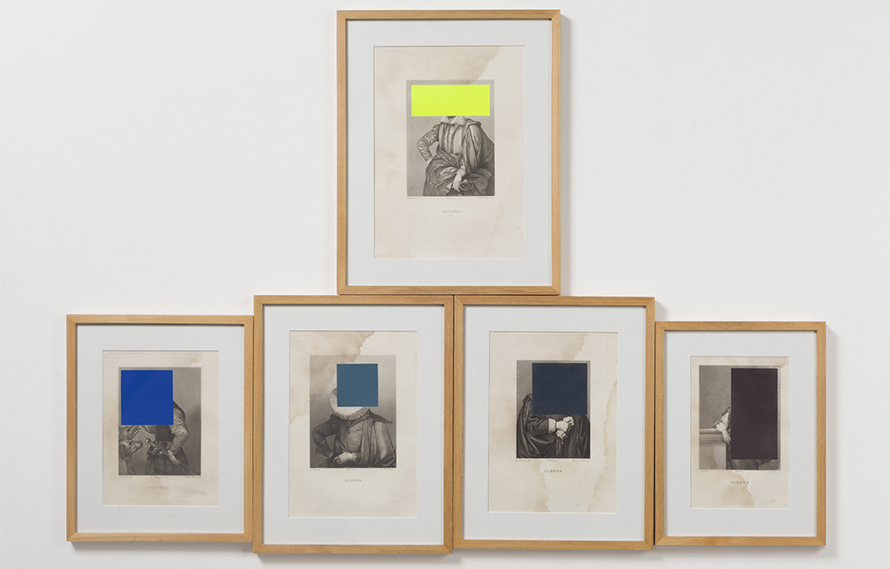 Lithographies intervened with serigraphy. Dimension variable. 2013