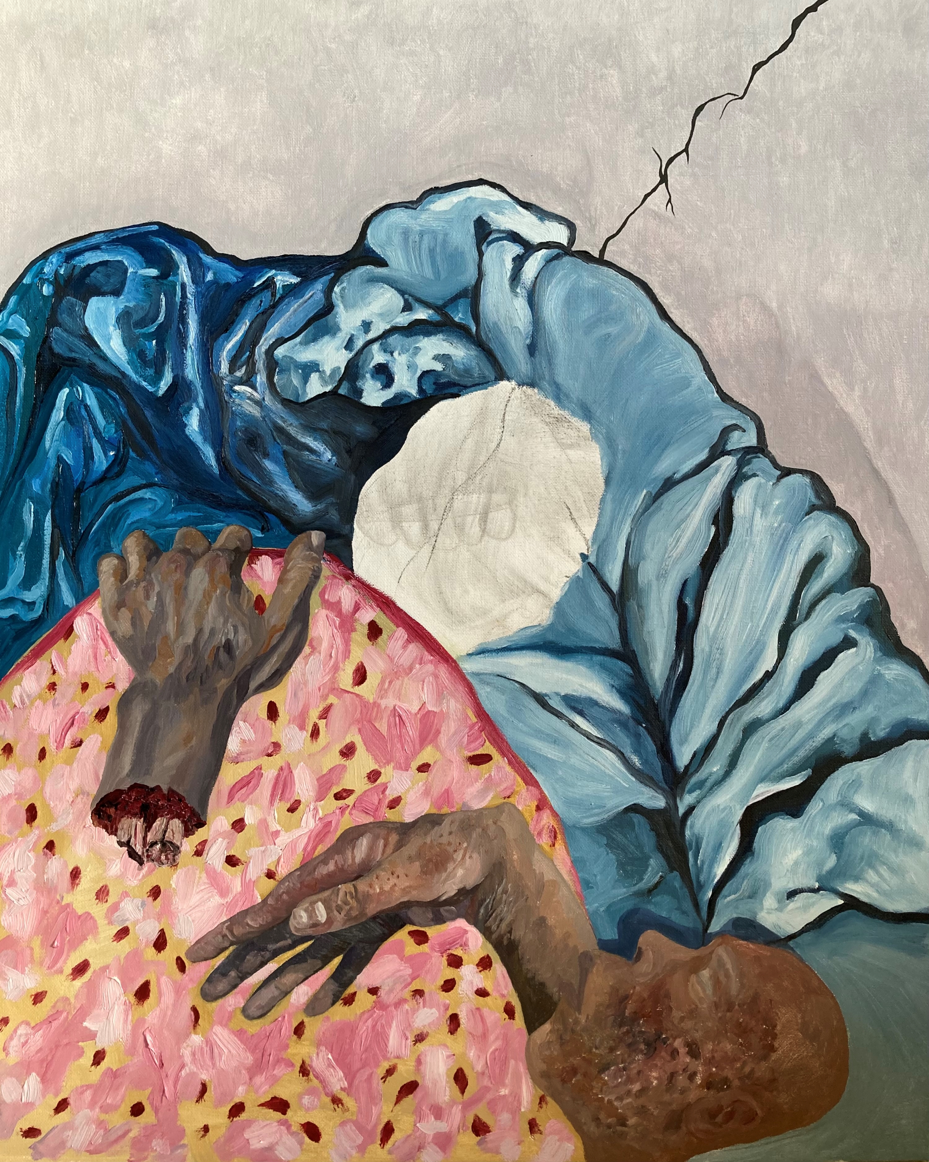 Self-fulfilling, 2021 / Oil on canvas 28x22in