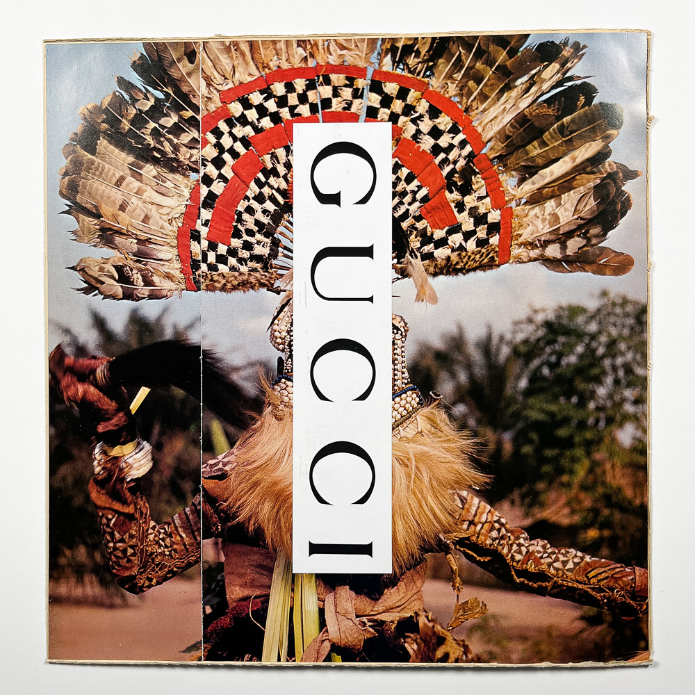 gucci feather headdress