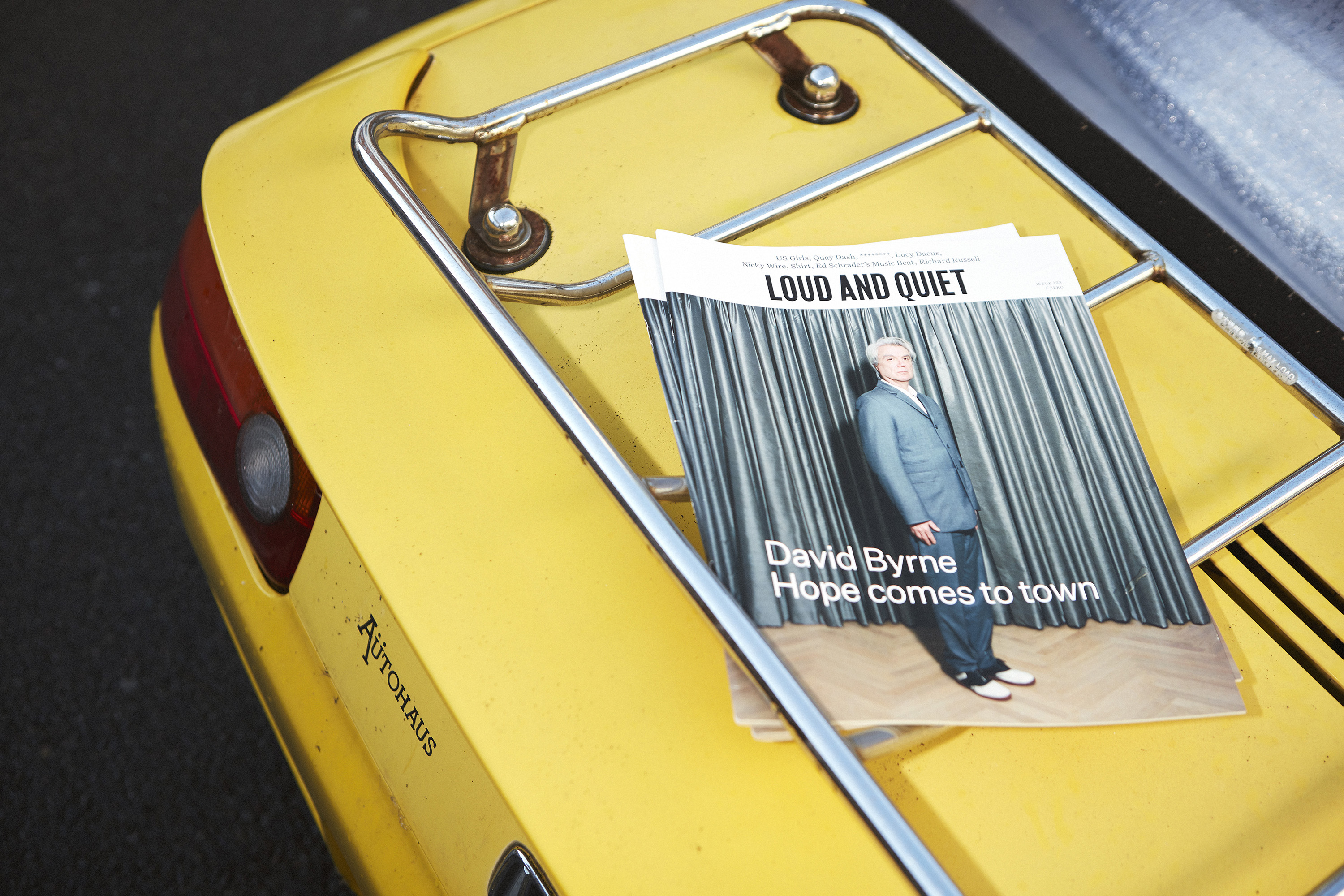 Loud And Quiet Magazine – design and layout for around 37 issues, between 2016 and 2021Photograph: Jack Johnstone. Art director: Lee Belcher. Studio: B.A.M. London