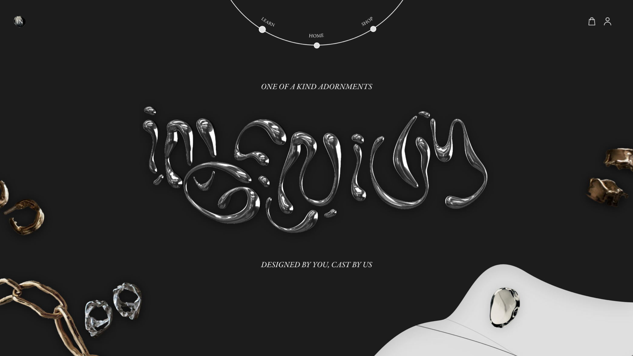 Victoria Aitken Ingenium is an e-commerce platform for young creatives interested in creating their own custom jewellery pieces.