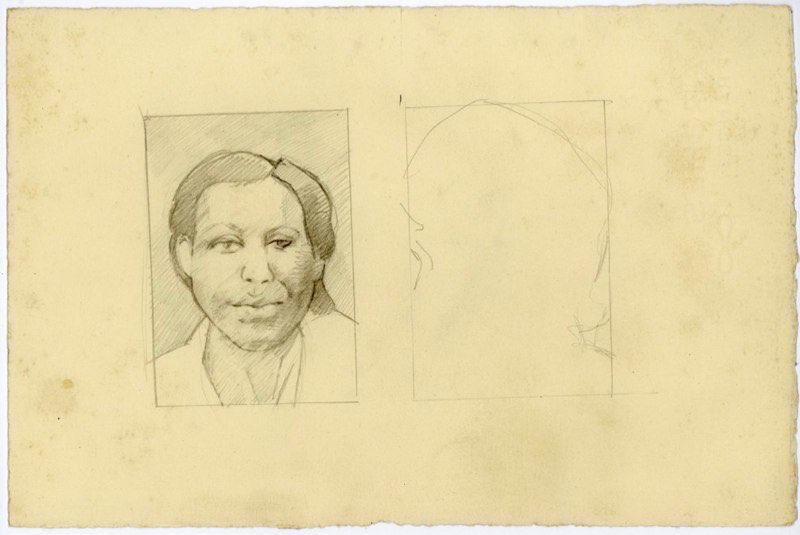 News3 1983watercolor/graphite/paper 7.5x11”