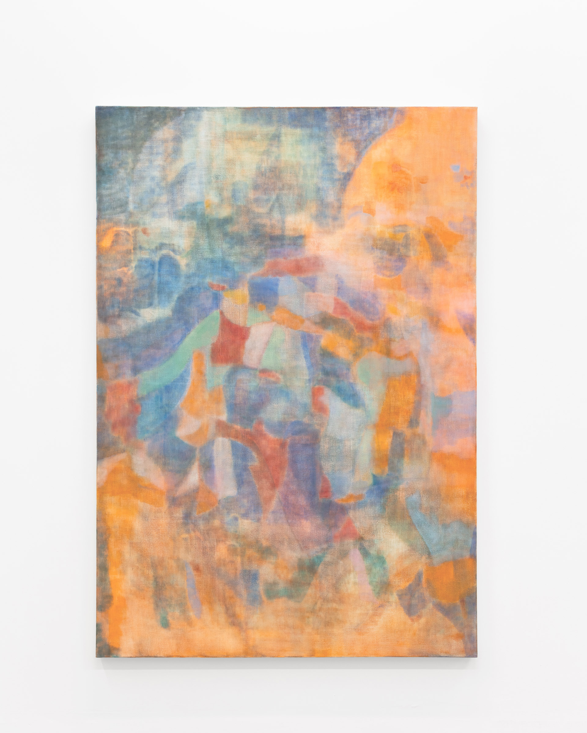 Circling around, 50 x 72 inches, oil on canvas, 2020