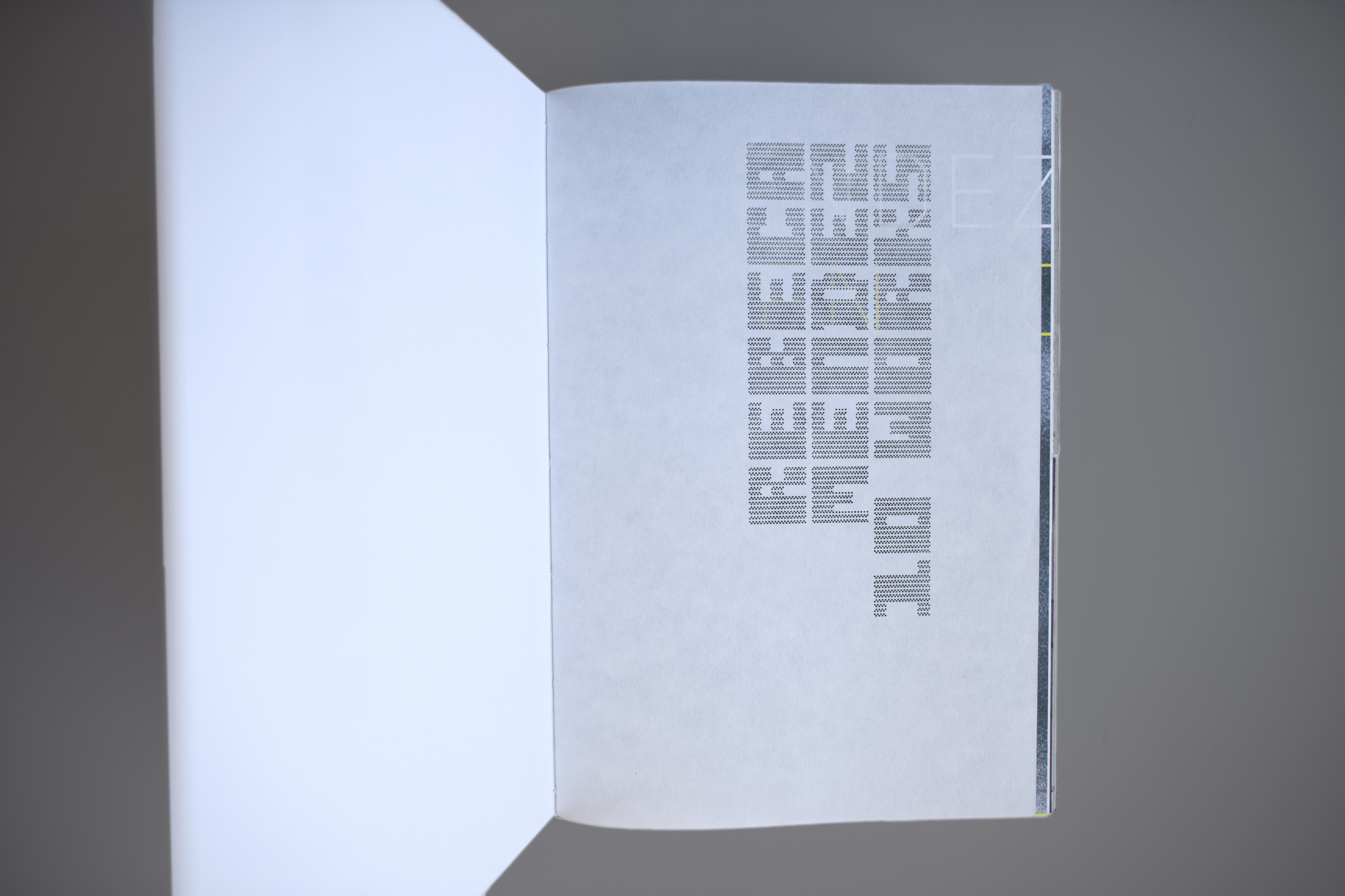 As part of her nomination portfolio Méndez made this book containing 10 selected projects with detailed descriptions, published articles by design and art curators, writers and critics, and cut-ups of the selected projects. The book is 9.5 × 6.5 × 2.5 inches.