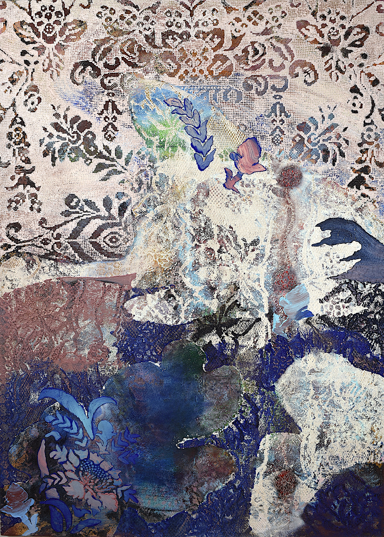  Kim Benson, Sway, 2018, 64 x 46", oil on canvas