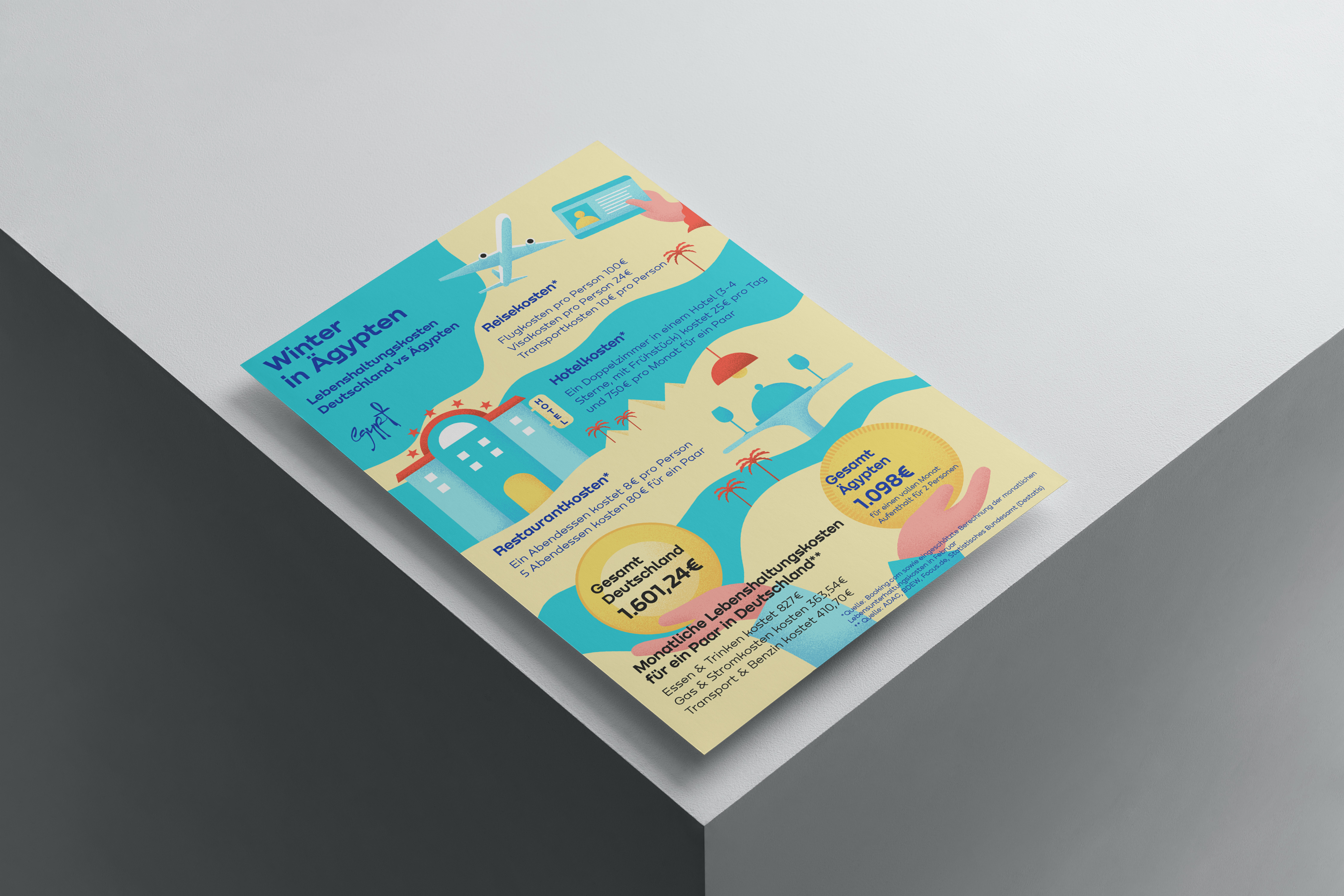 Infographic Design for Experience Egypt