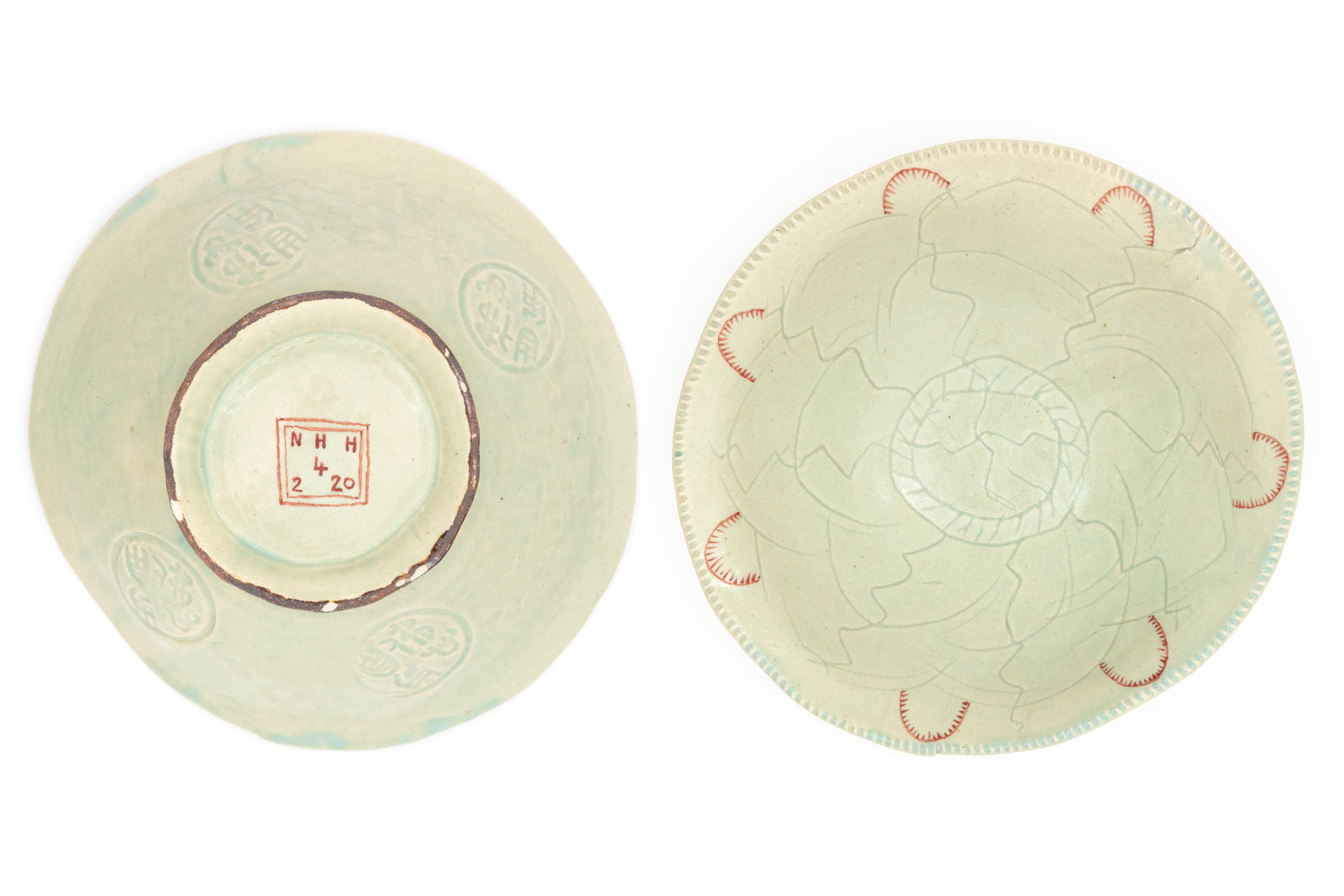 Red petal bowl, 4 February 2020