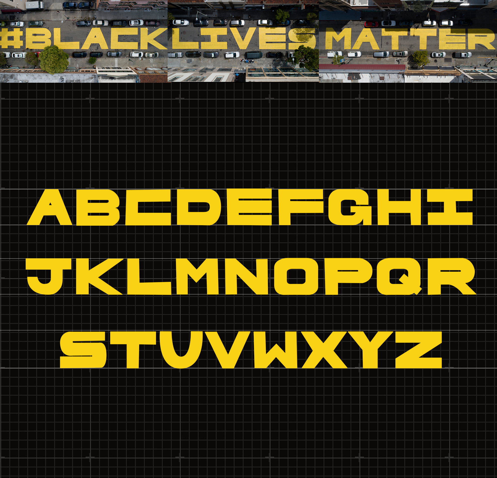 Black Lives Matter Oakland Font