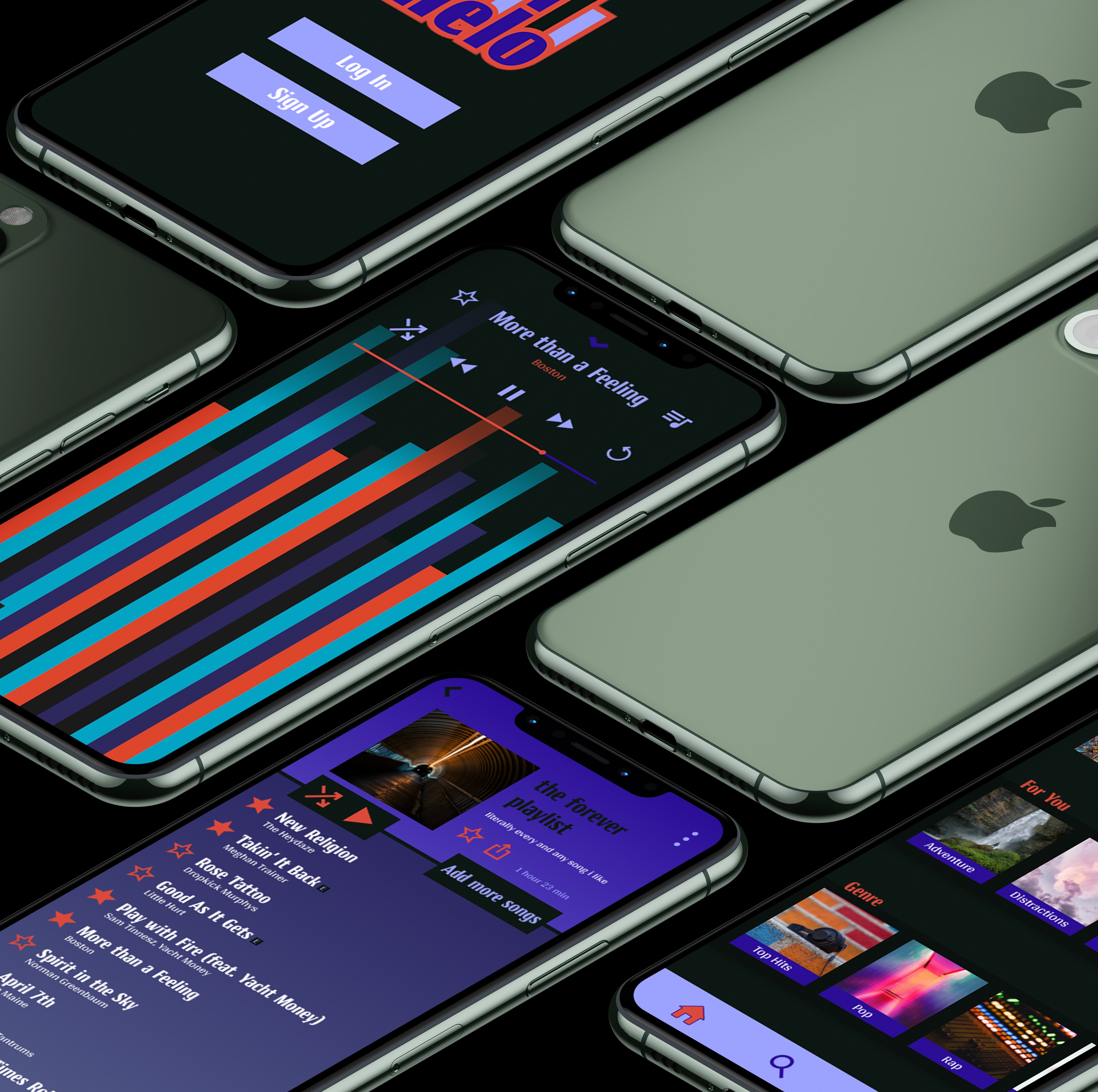Music Listening App Concept