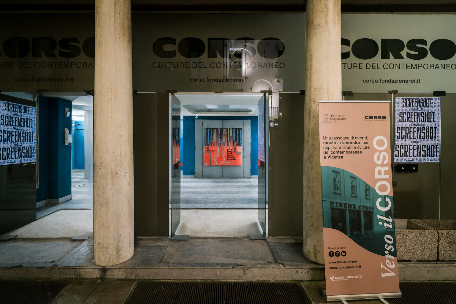 Installation view - Ex Cinema Corso (Corso Fogazzaro 31, VI)