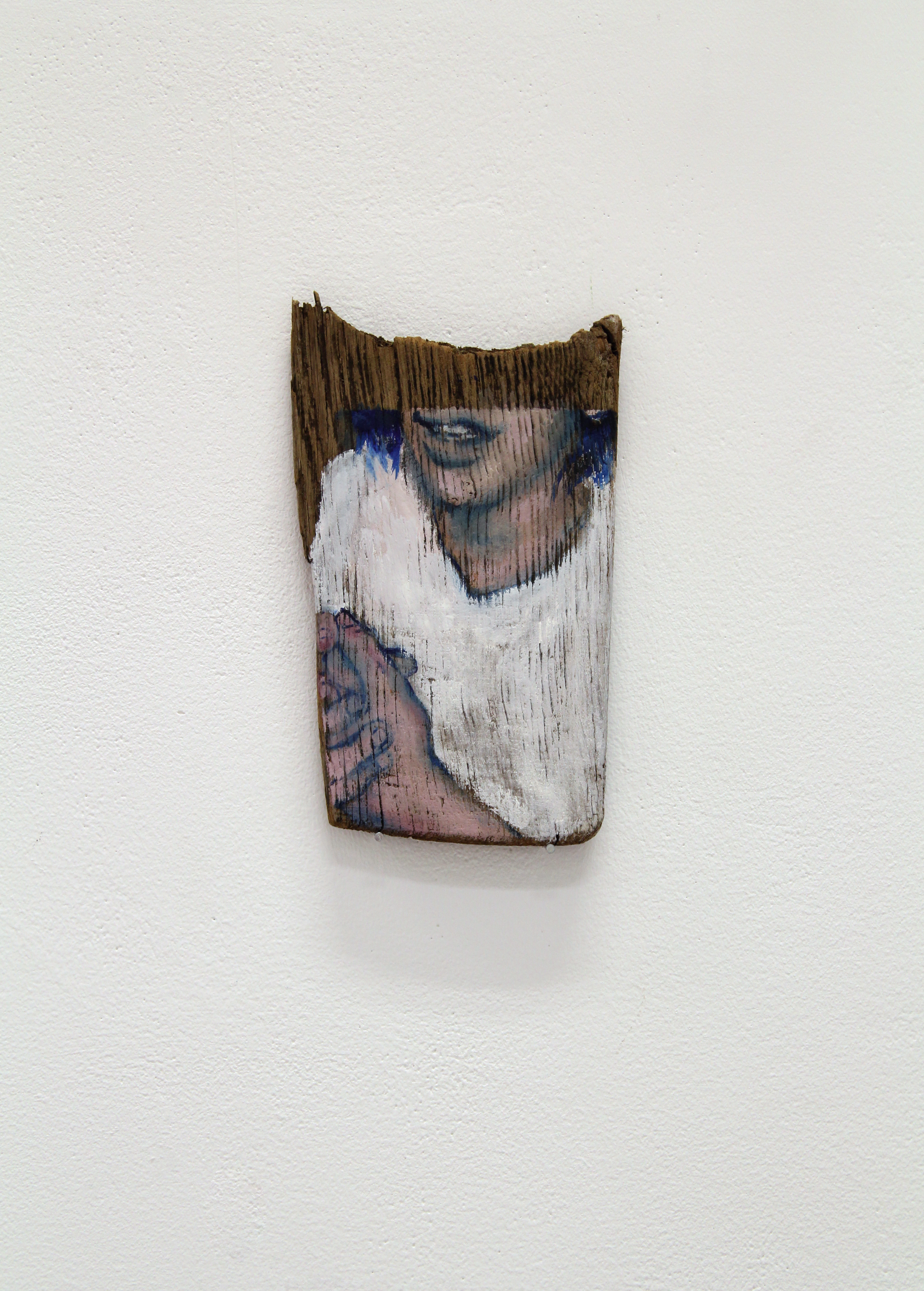 Cable, Oil on Wood, 14 x 23cm