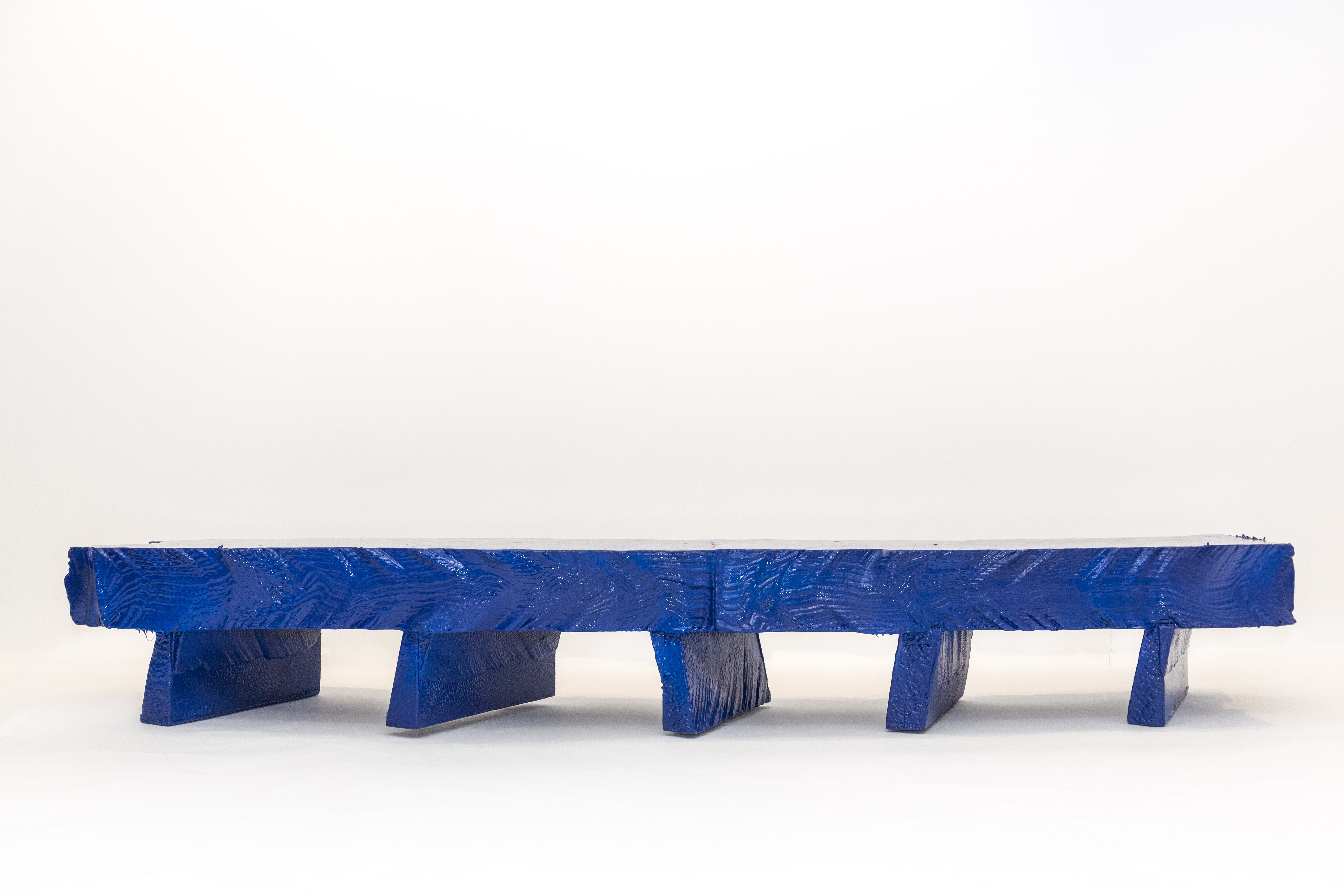Max Lamb: Scrap Poly Blue Bench