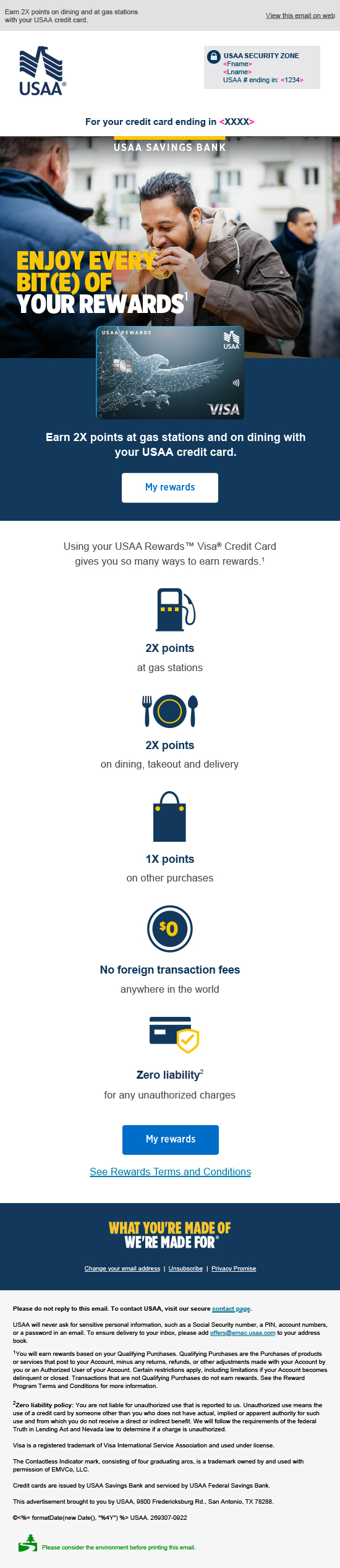 Visa - Rewards Card
