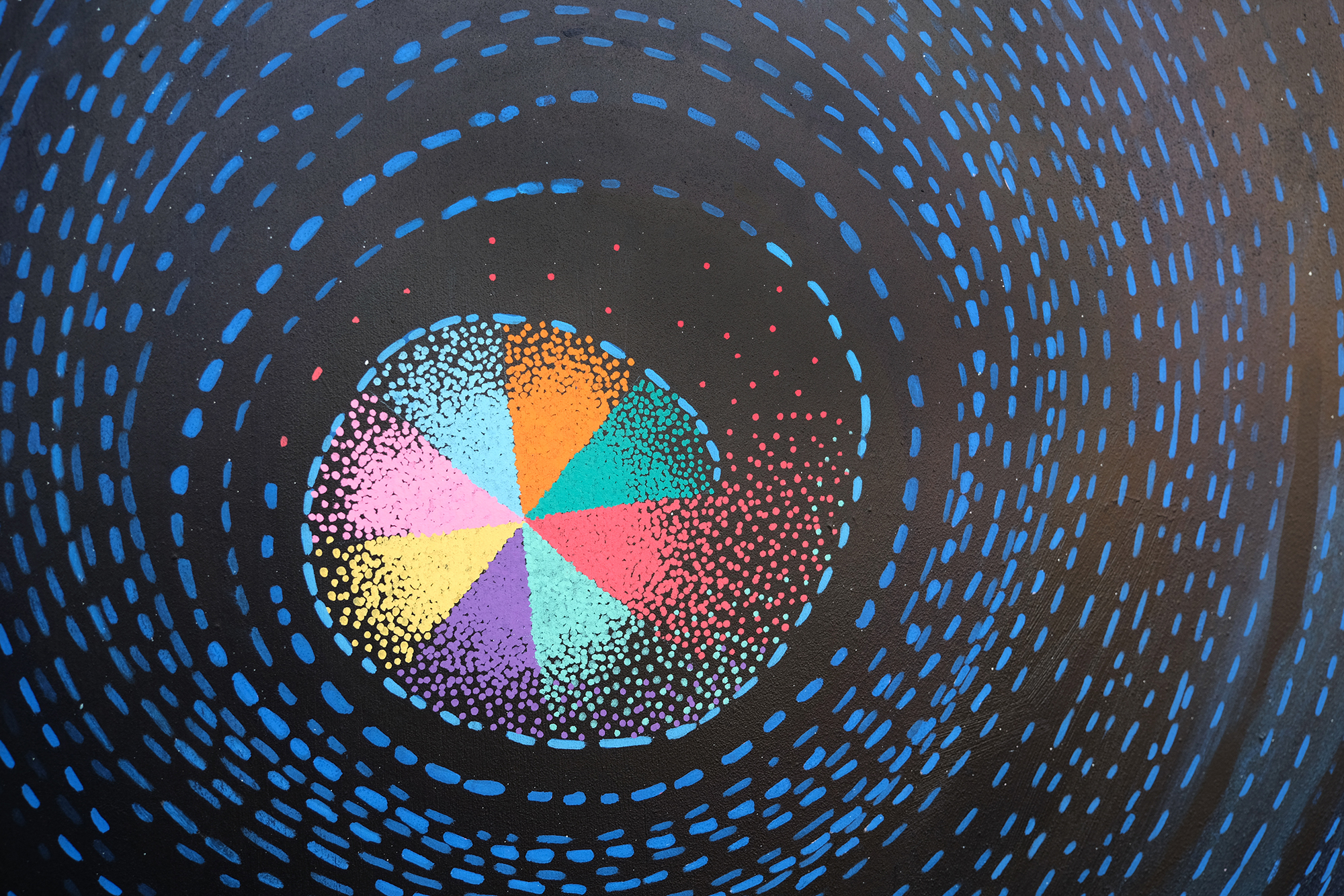 Emerge (detail)Acrylic & spray paint on wood120cm x 120cm2024