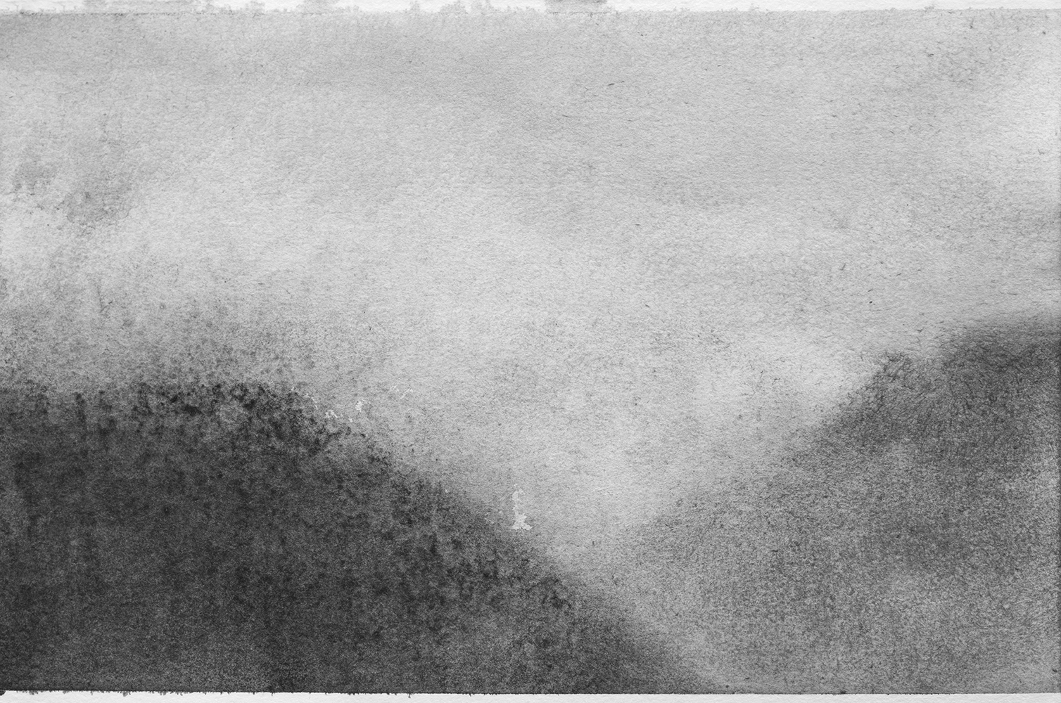 Vallée, pluiegouache on paper16,5 x 25 cm, 2017