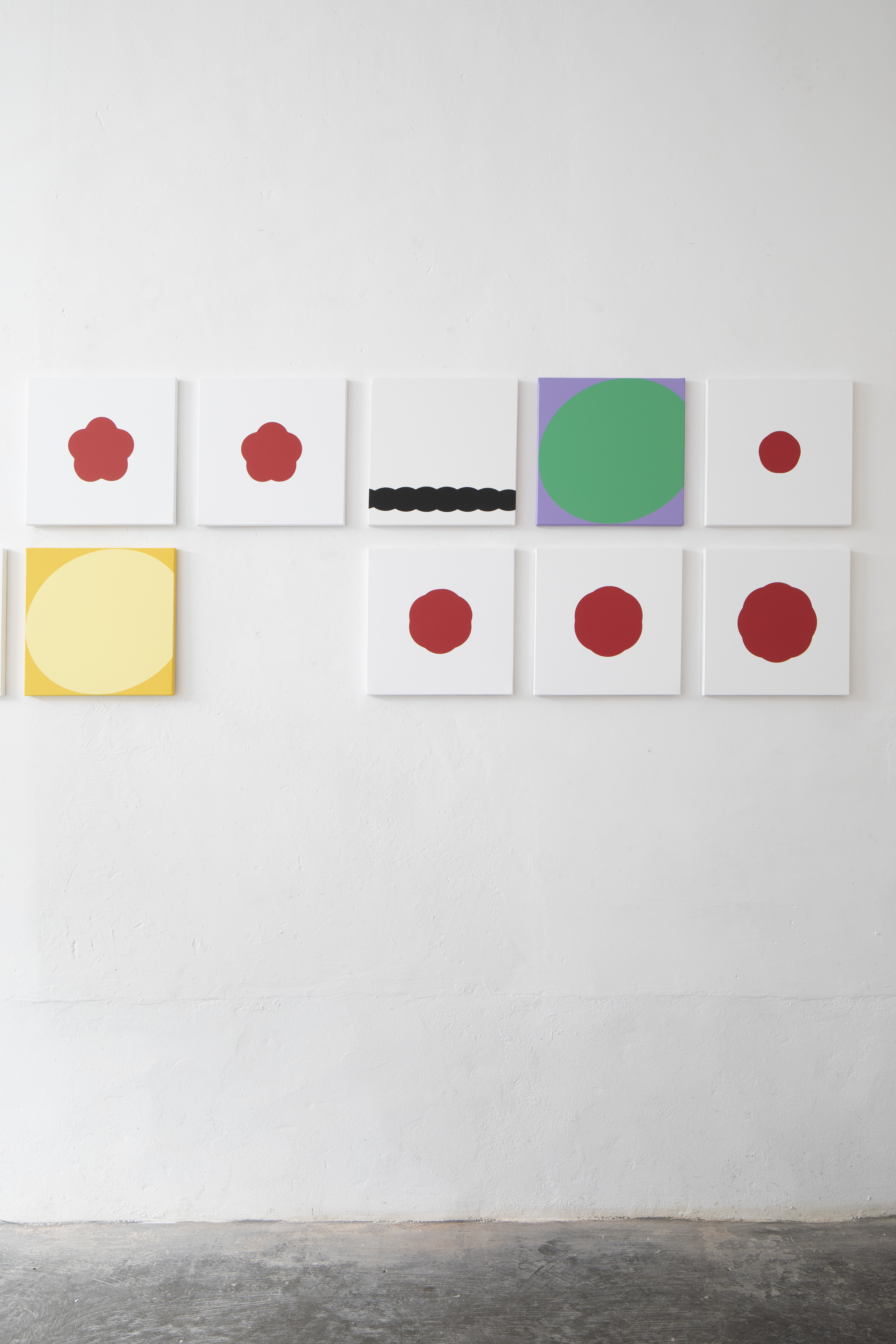 Top to bottom, left to right : C3 ; C4 ; Er. (conduit) ; O5 ; E6 & O3 ; A2 ; A1 ; F1.