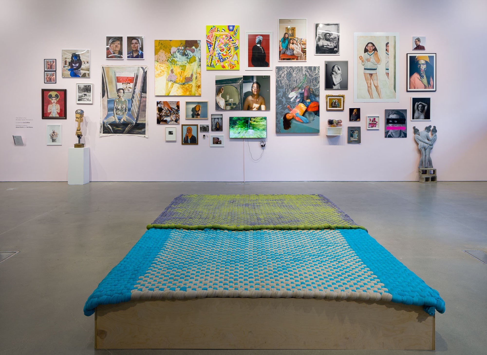 Installation view of "The Other is You: Brooklyn Queer Portraiture," BRIC Gallery, Brooklyn, NY, April 23 - May 12, 2019.