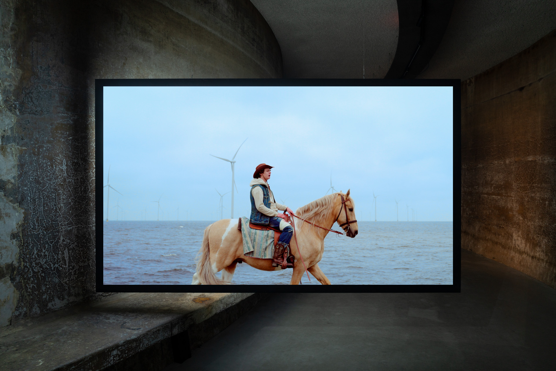 Installation view, Scenes from The Polder Western, Gunnar Meier / © RADIUS CCA
