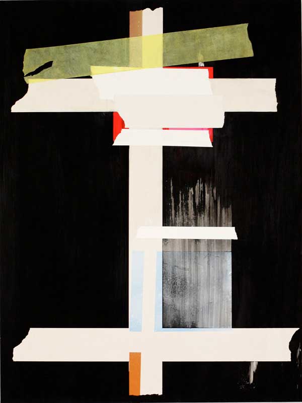 Untitled, acrylic on board, 24" x 18", 61 x 46 cm 