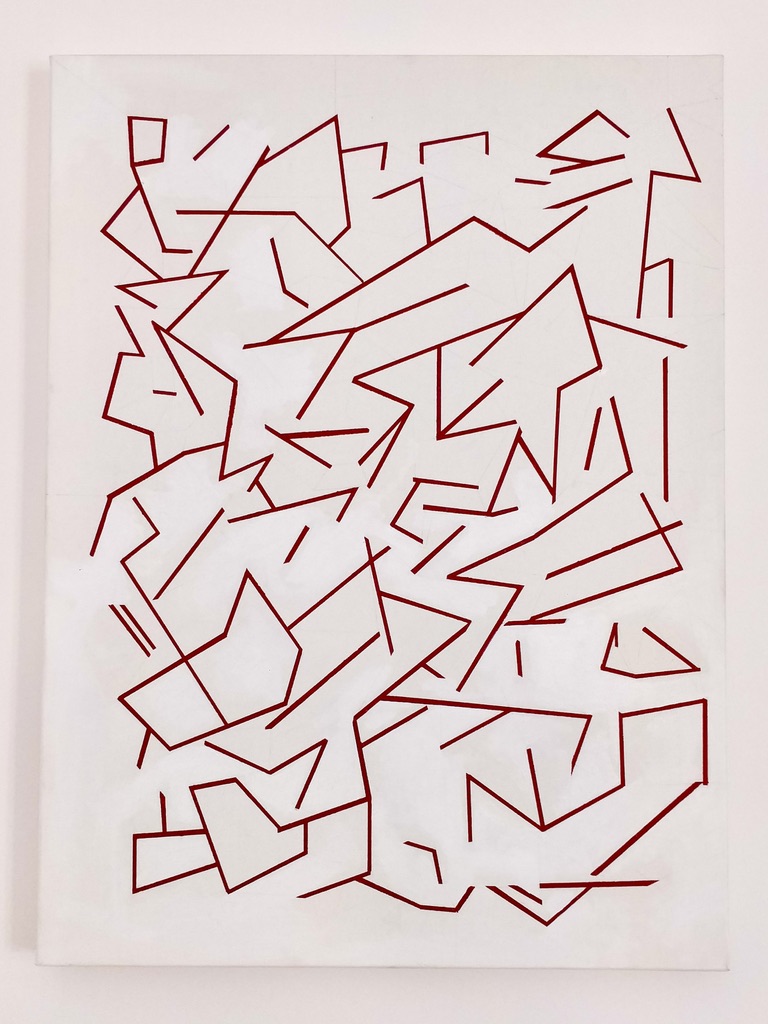 legislation dyptych (2021) - acrylic on canvas, 70x90 (left)