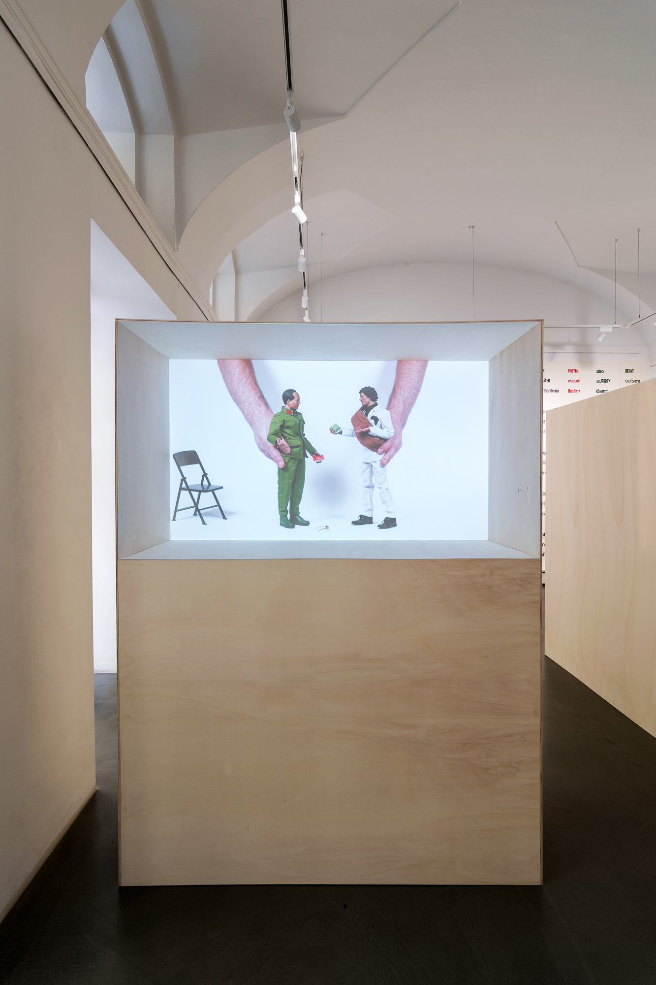 Dolls I (installation view at Bildraum 01, Vienna, 2023)